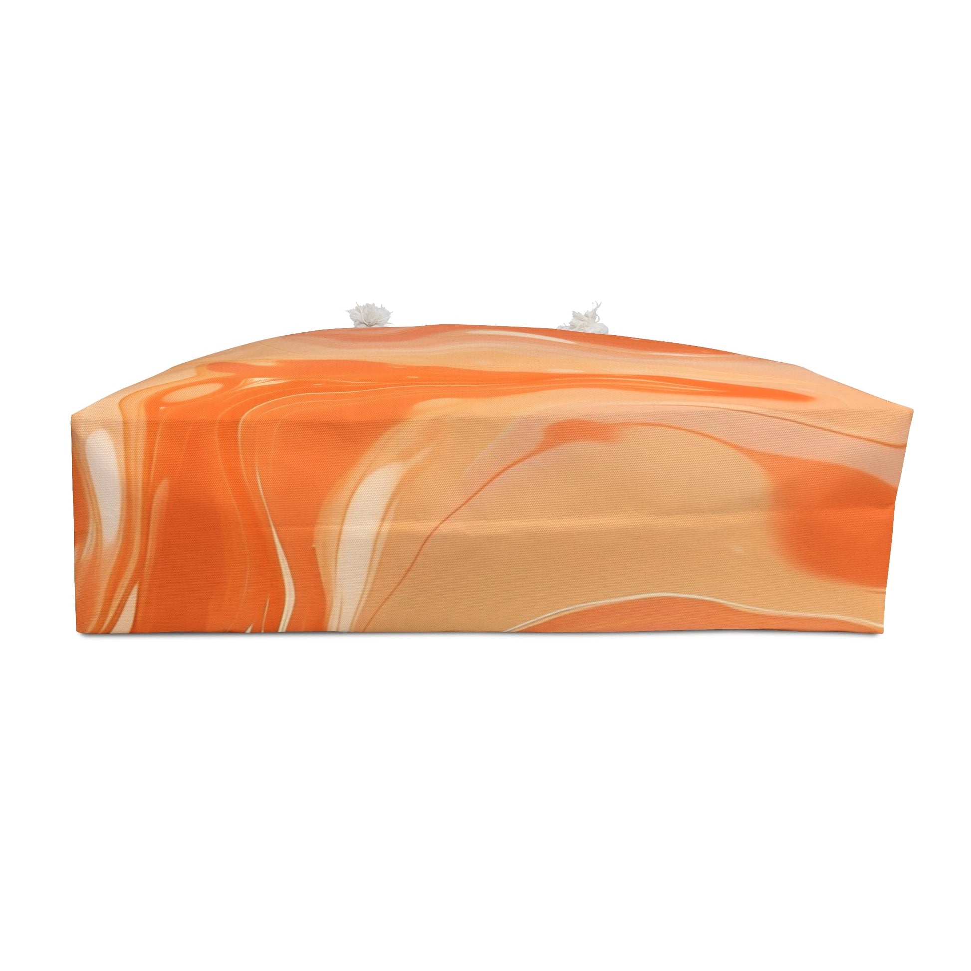 Orange and White Abstract Weekender Tote, Artsulli - Art is Long, Life is Short, Bags, , , , , , , 
