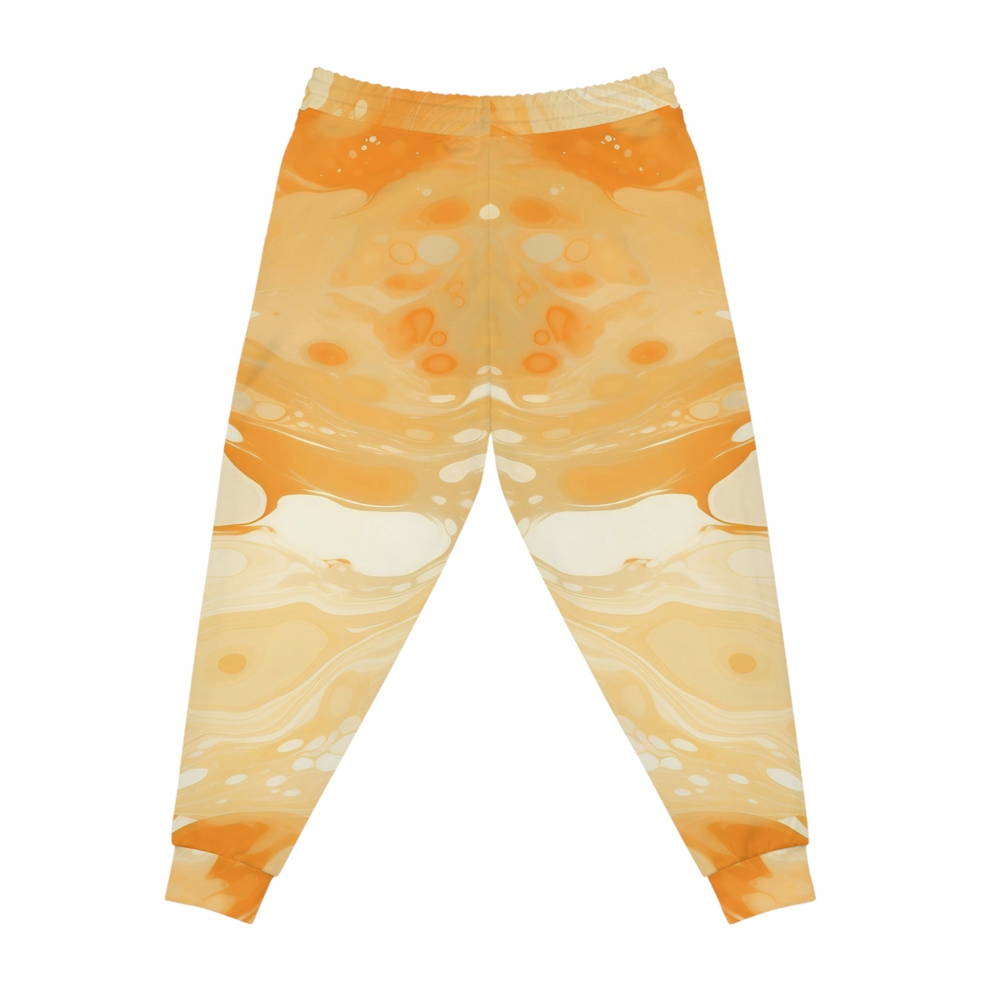 Orange and Yellow Marble Joggers, Artsulli - Art is Long, Life is Short, All Over Prints, , , , , , , 