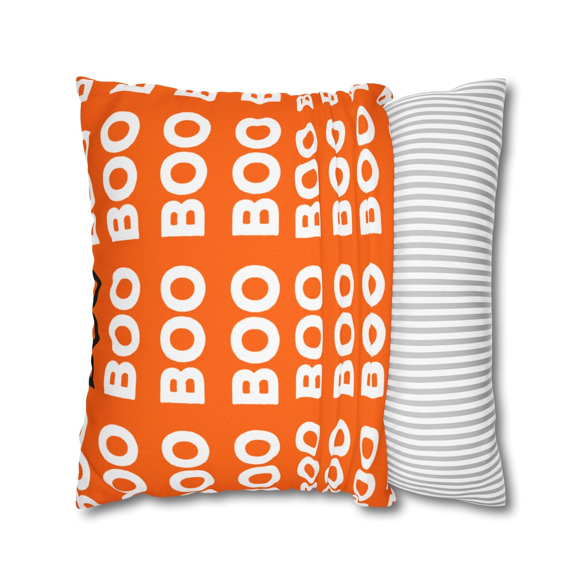 Orange Boo Throw Pillowcase, Artsulli - Art is Long, Life is Short, Home Decor, , , , , , , 
