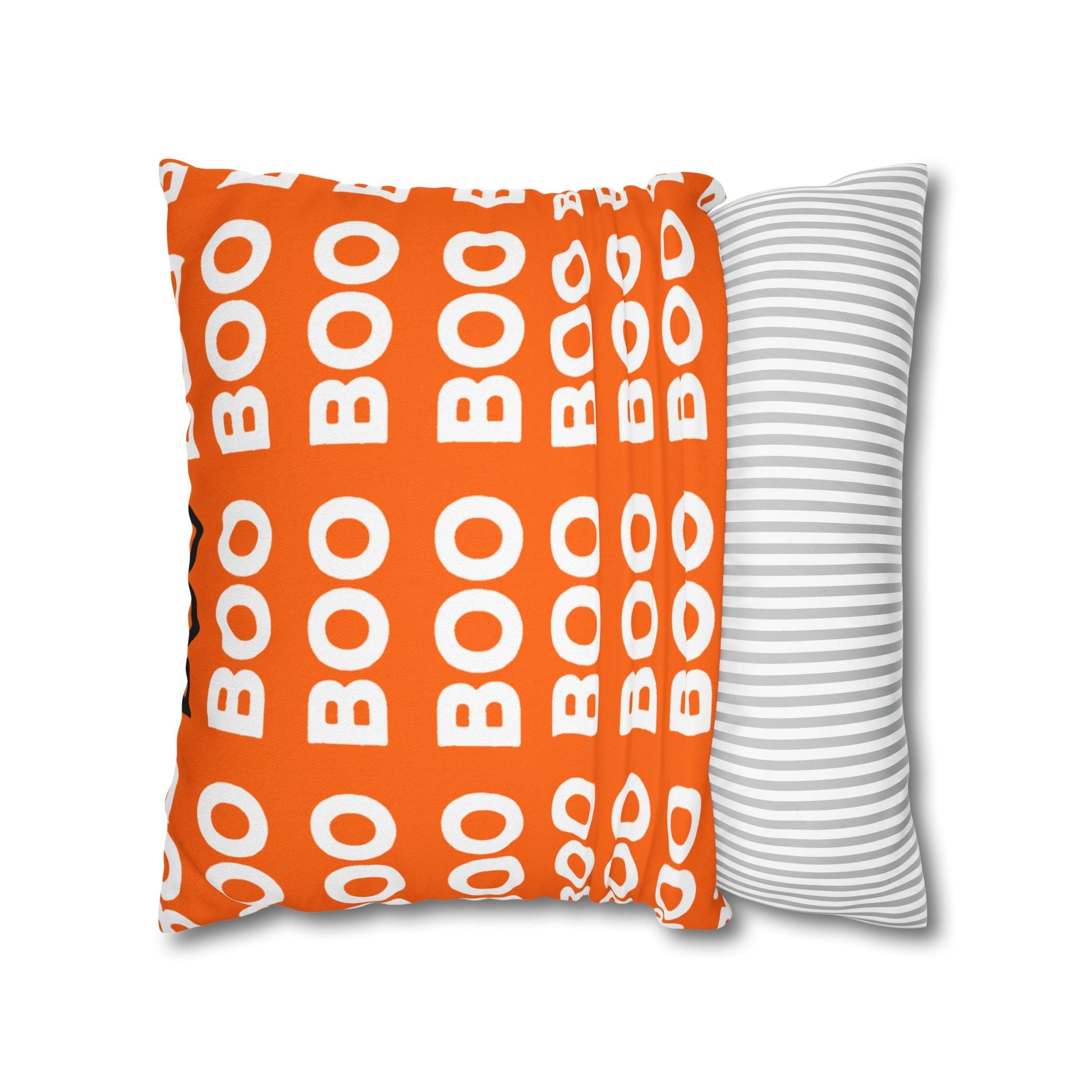 Orange Boo Throw Pillowcase, Artsulli - Art is Long, Life is Short, Home Decor, , , , , , , 