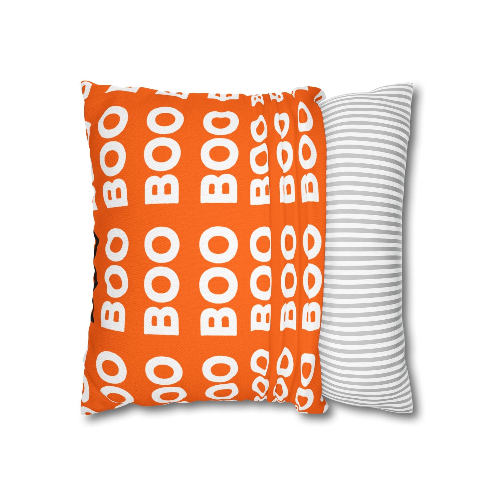 Orange Boo Throw Pillowcase, Artsulli - Art is Long, Life is Short, Home Decor, , , , , , , 