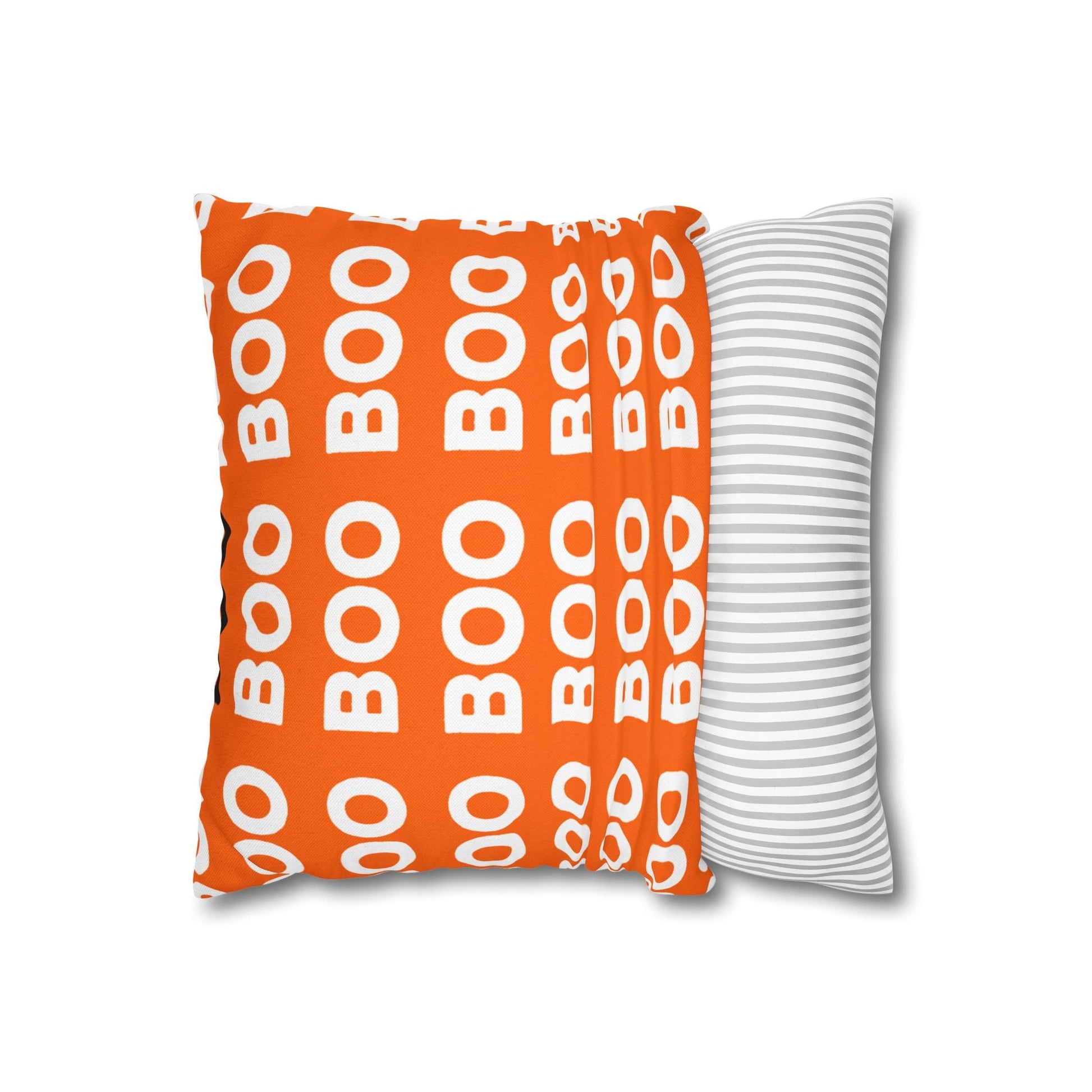 Orange Boo Throw Pillowcase, Artsulli - Art is Long, Life is Short, Home Decor, , , , , , , 