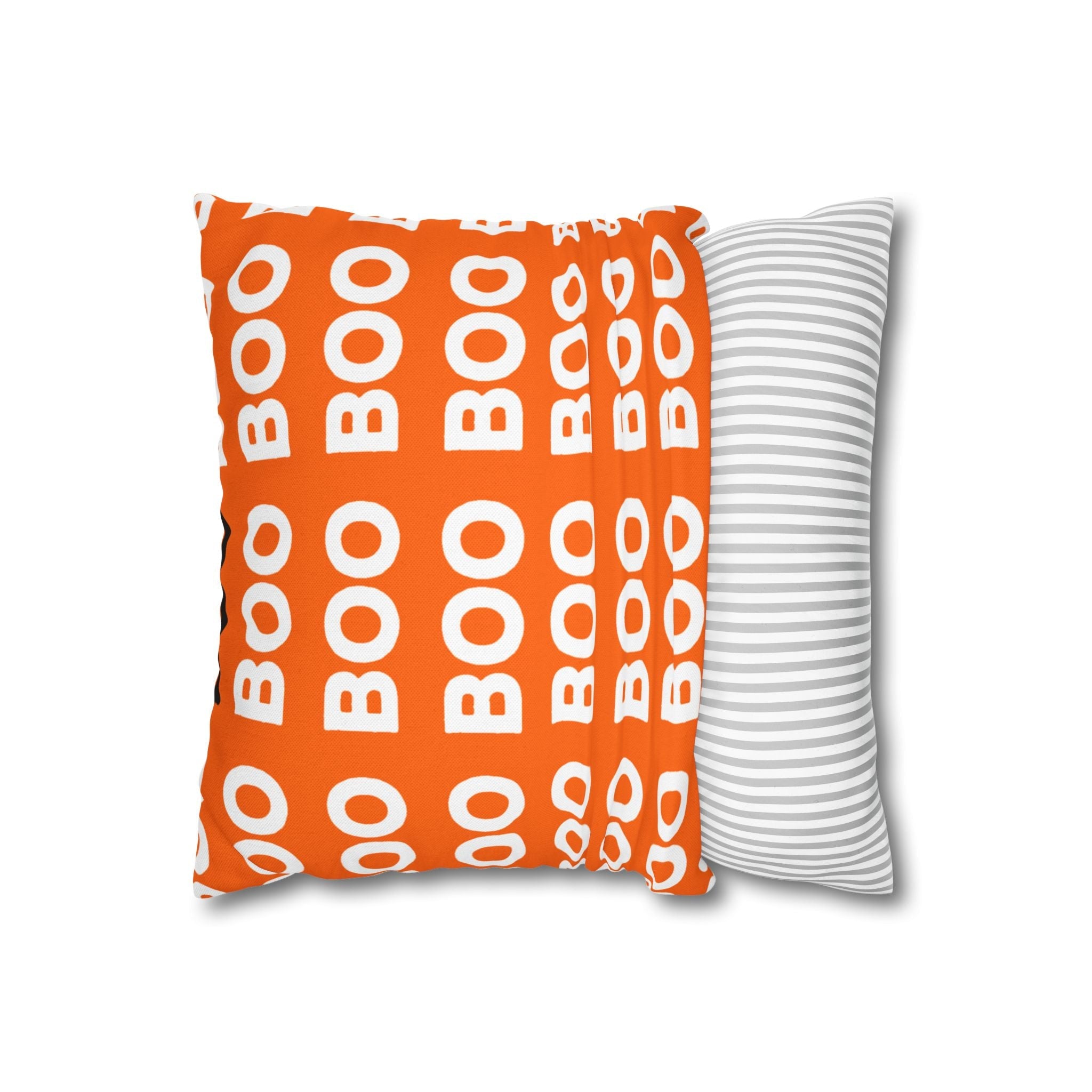 Orange Boo Throw Pillowcase, Artsulli - Art is Long, Life is Short, Home Decor, , , , , , , 