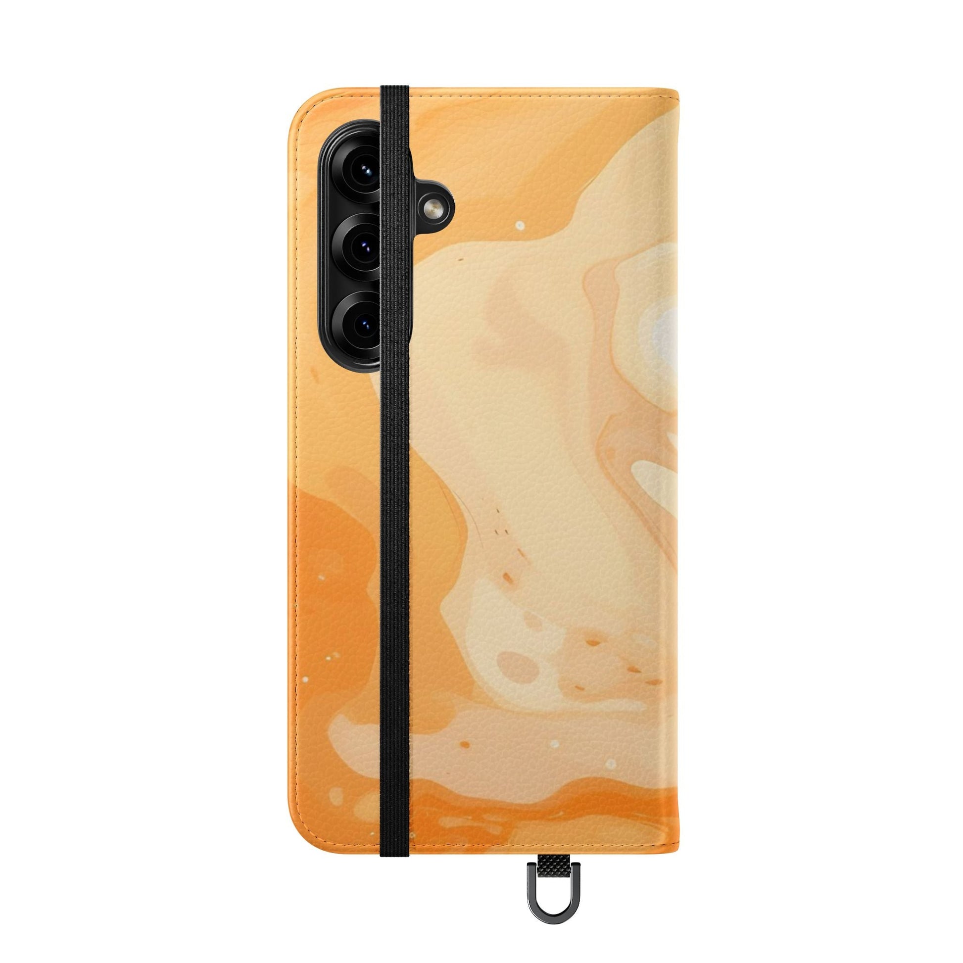 Orange Cream Marble Flip Cases, Artsulli - Art is Long, Life is Short, Phone Case, , , , , , , 