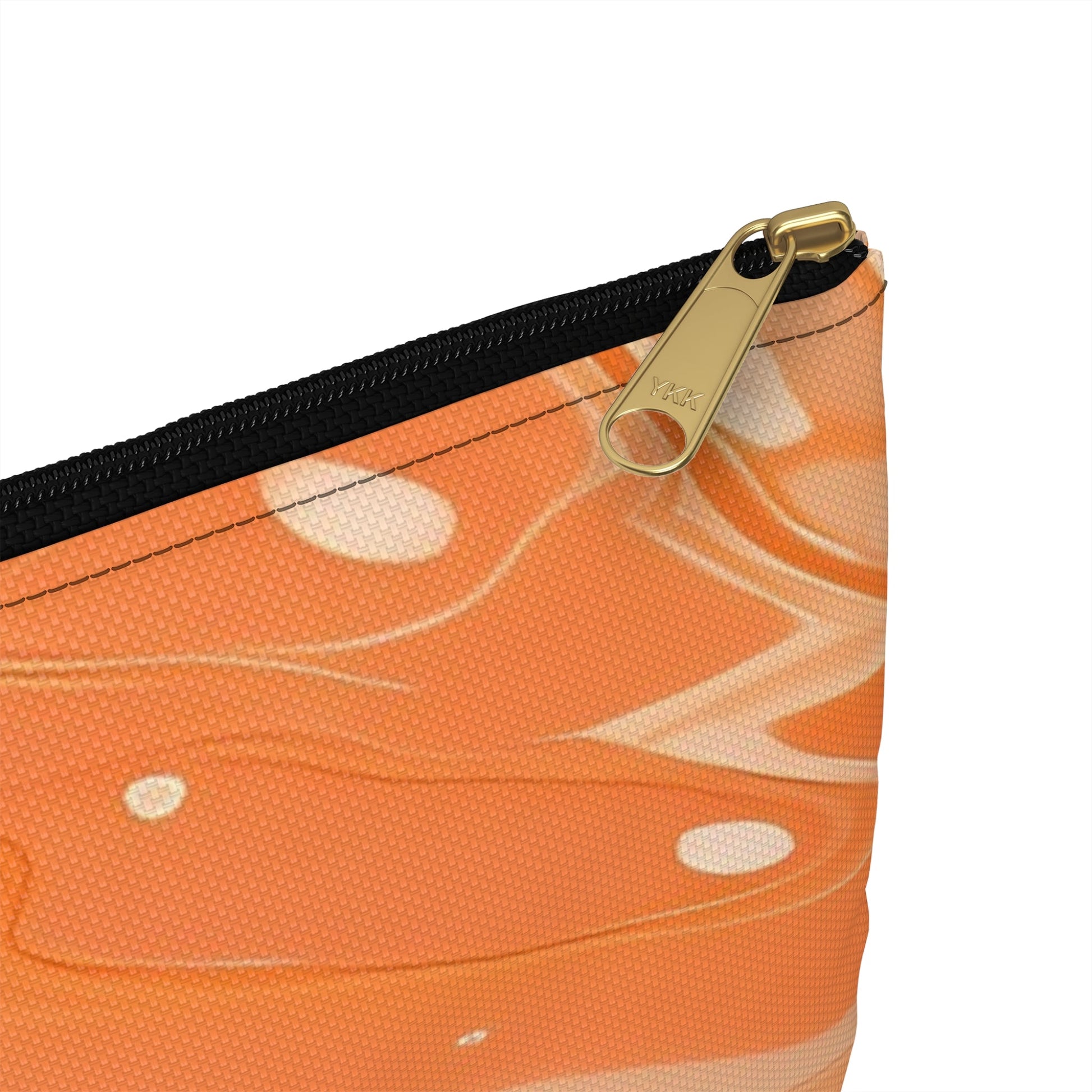 Orange Cream Marble Print Pouch, Artsulli - Art is Long, Life is Short, Bags, , , , , , , 
