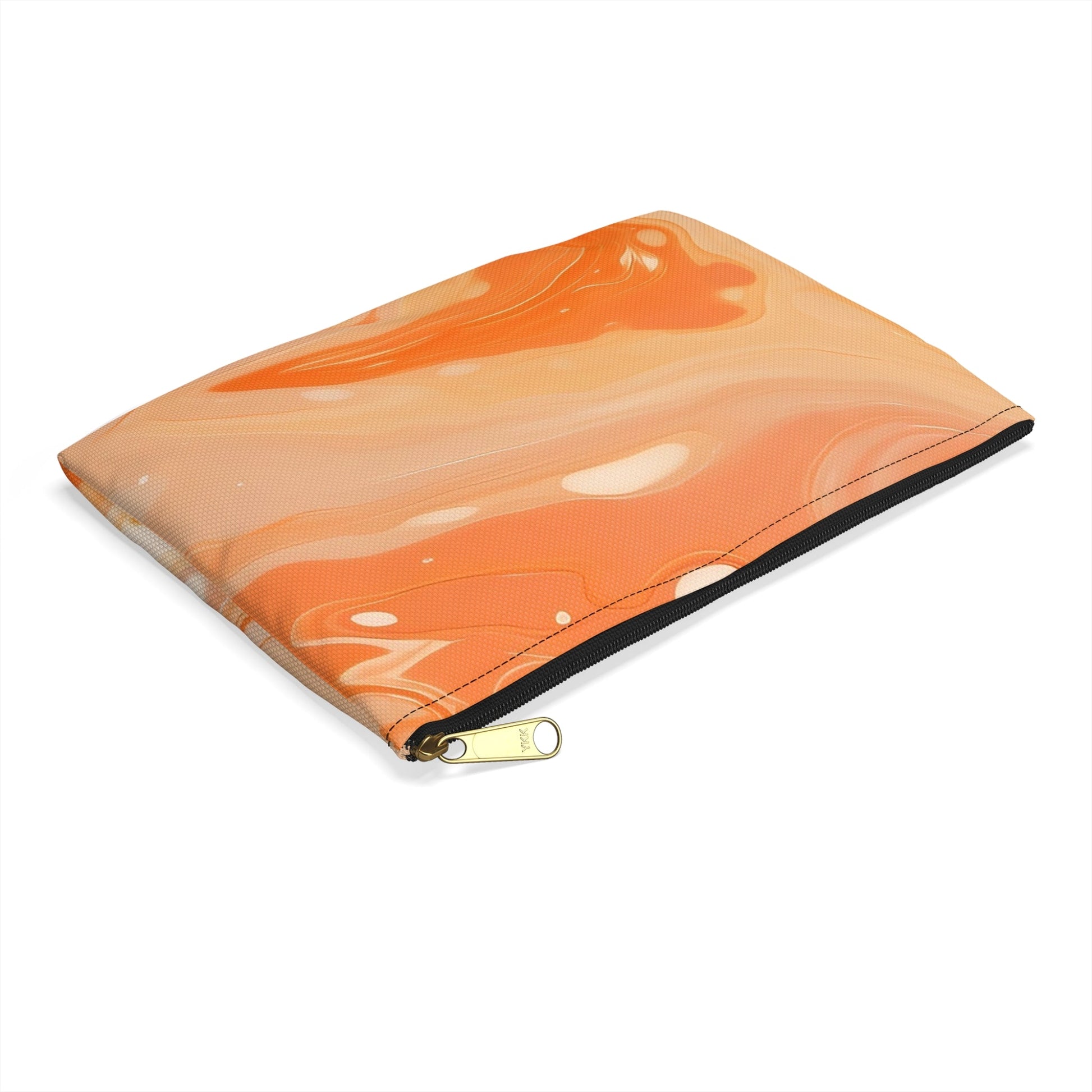 Orange Cream Marble Print Pouch, Artsulli - Art is Long, Life is Short, Bags, , , , , , , 