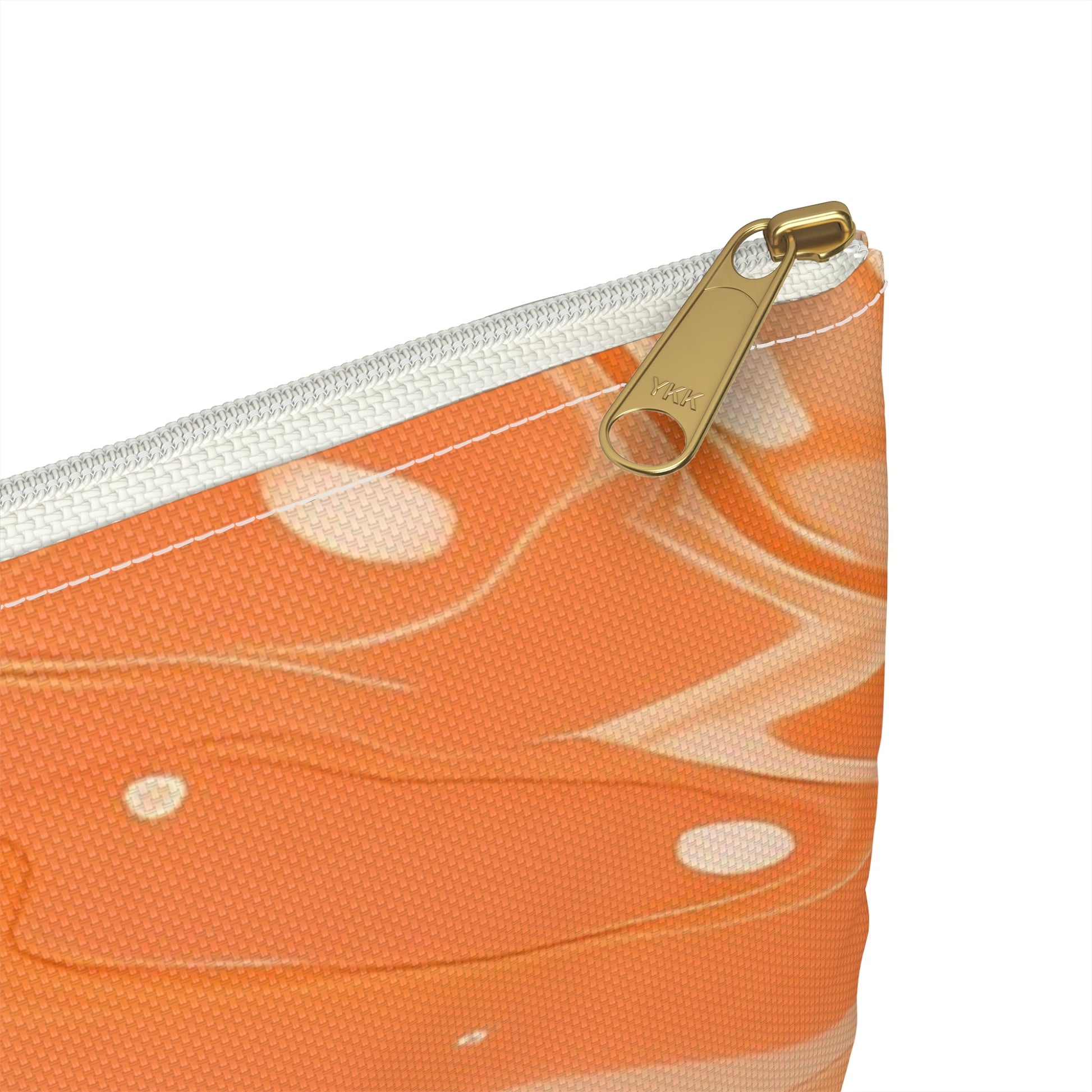 Orange Cream Marble Print Pouch, Artsulli - Art is Long, Life is Short, Bags, , , , , , , 