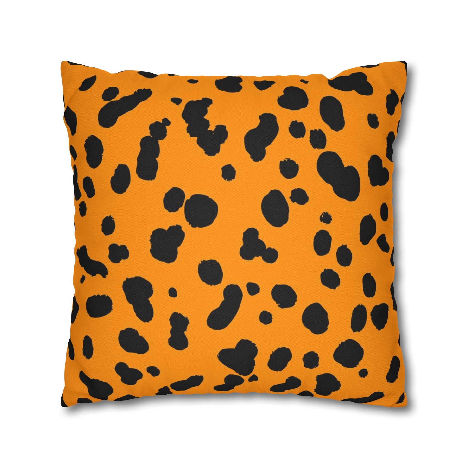 Orange Dalmatian Spot Pillow, Artsulli - Art is Long, Life is Short, Home Decor, , , , , , , 