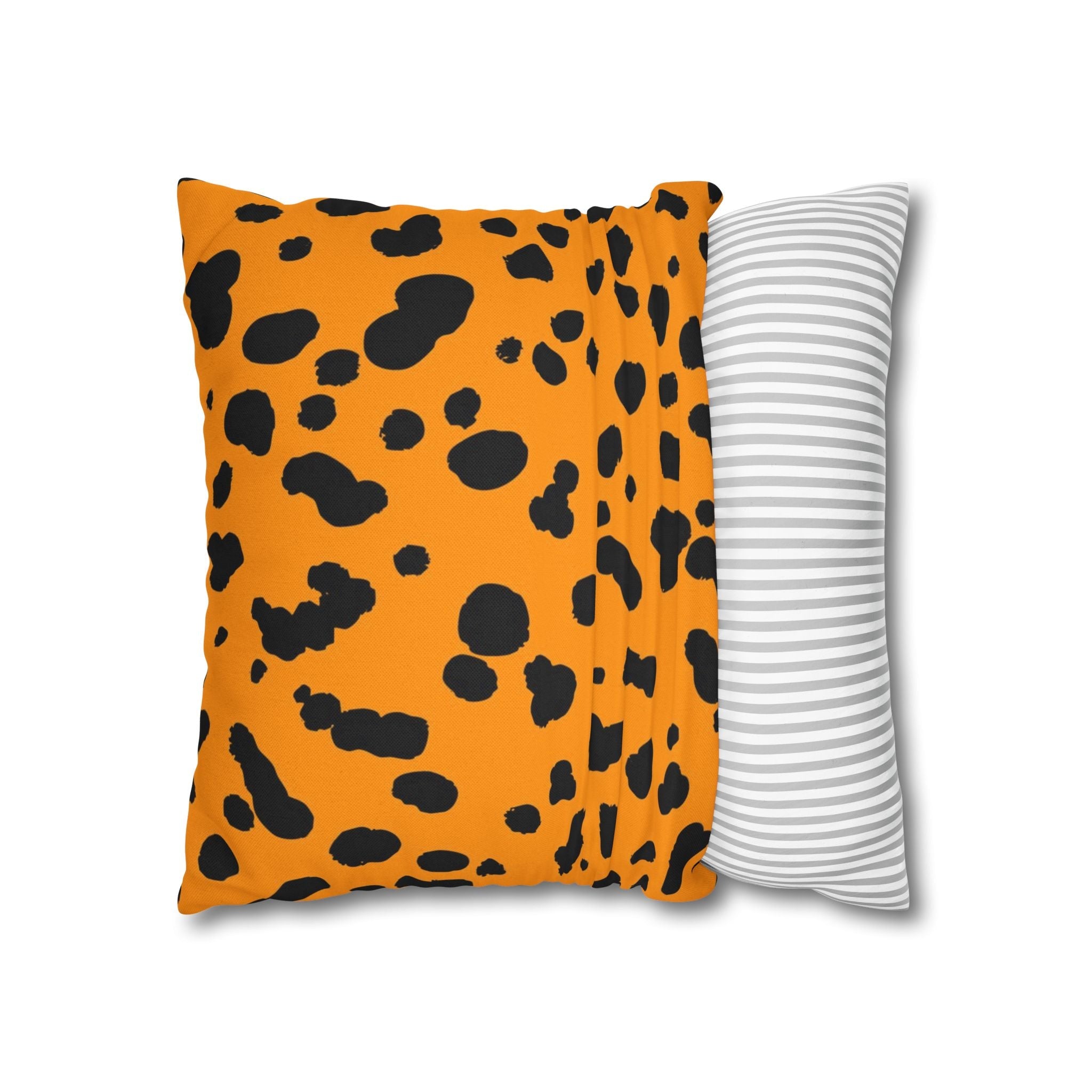 Orange Dalmatian Spot Pillow, Artsulli - Art is Long, Life is Short, Home Decor, , , , , , , 