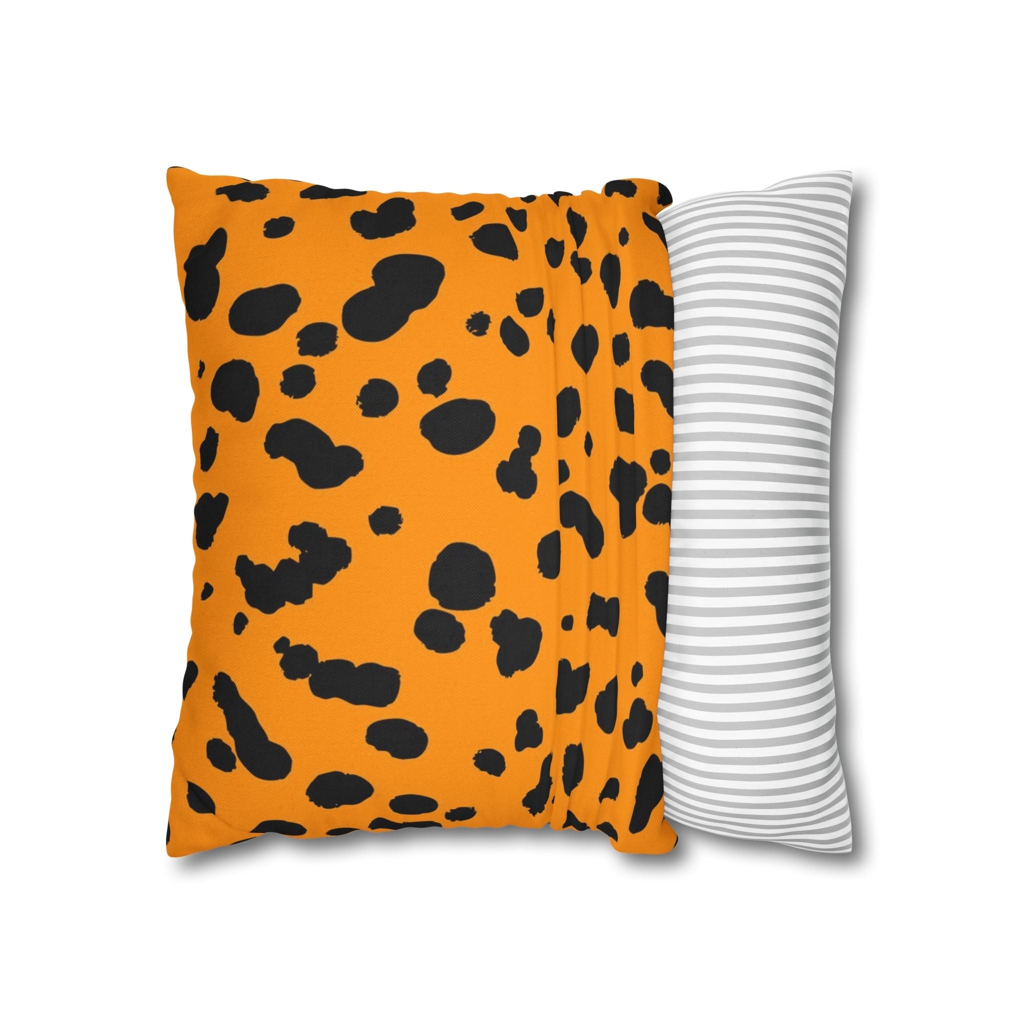 Orange Dalmatian Spot Pillow, Artsulli - Art is Long, Life is Short, Home Decor, , , , , , , 