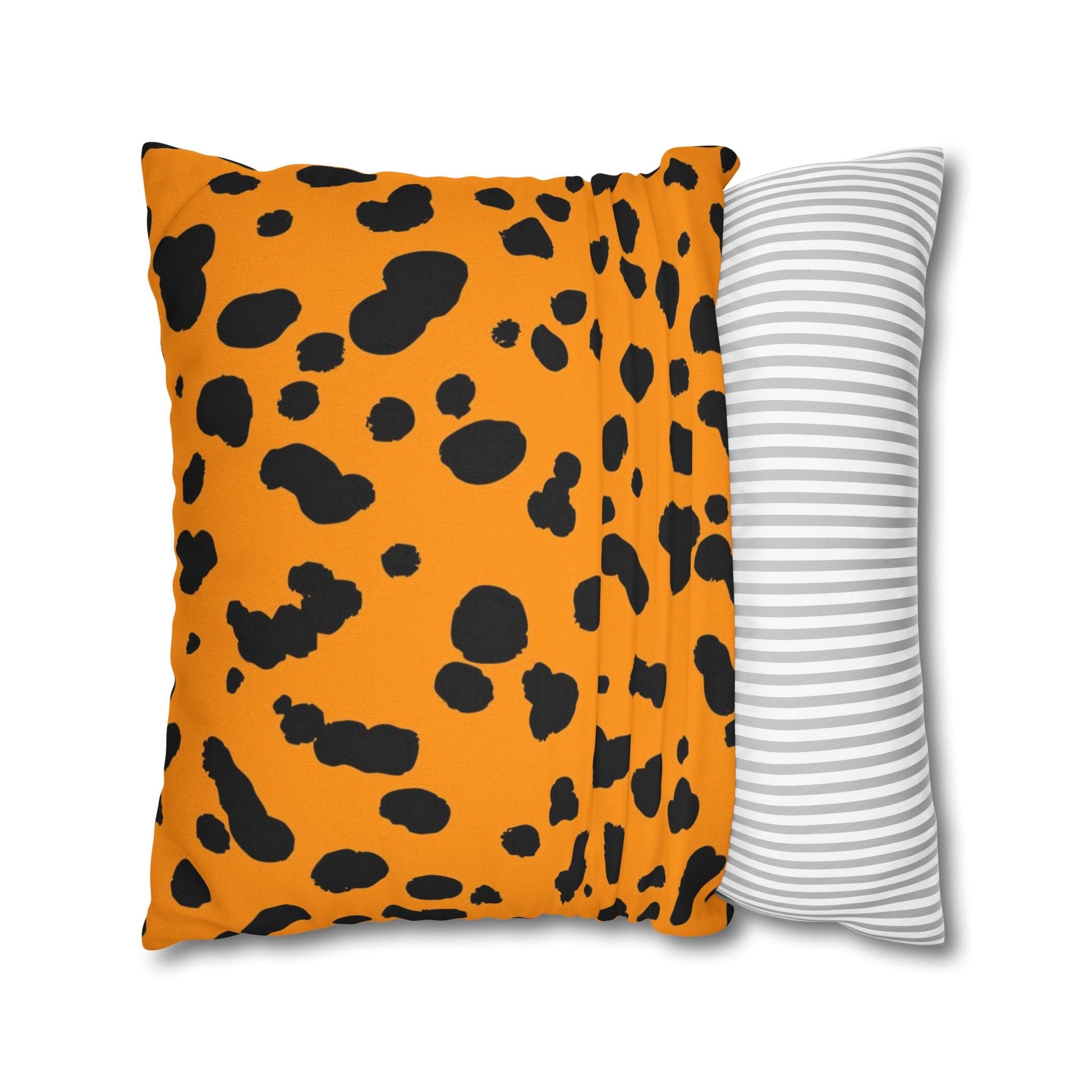 Orange Dalmatian Spot Pillow, Artsulli - Art is Long, Life is Short, Home Decor, , , , , , , 