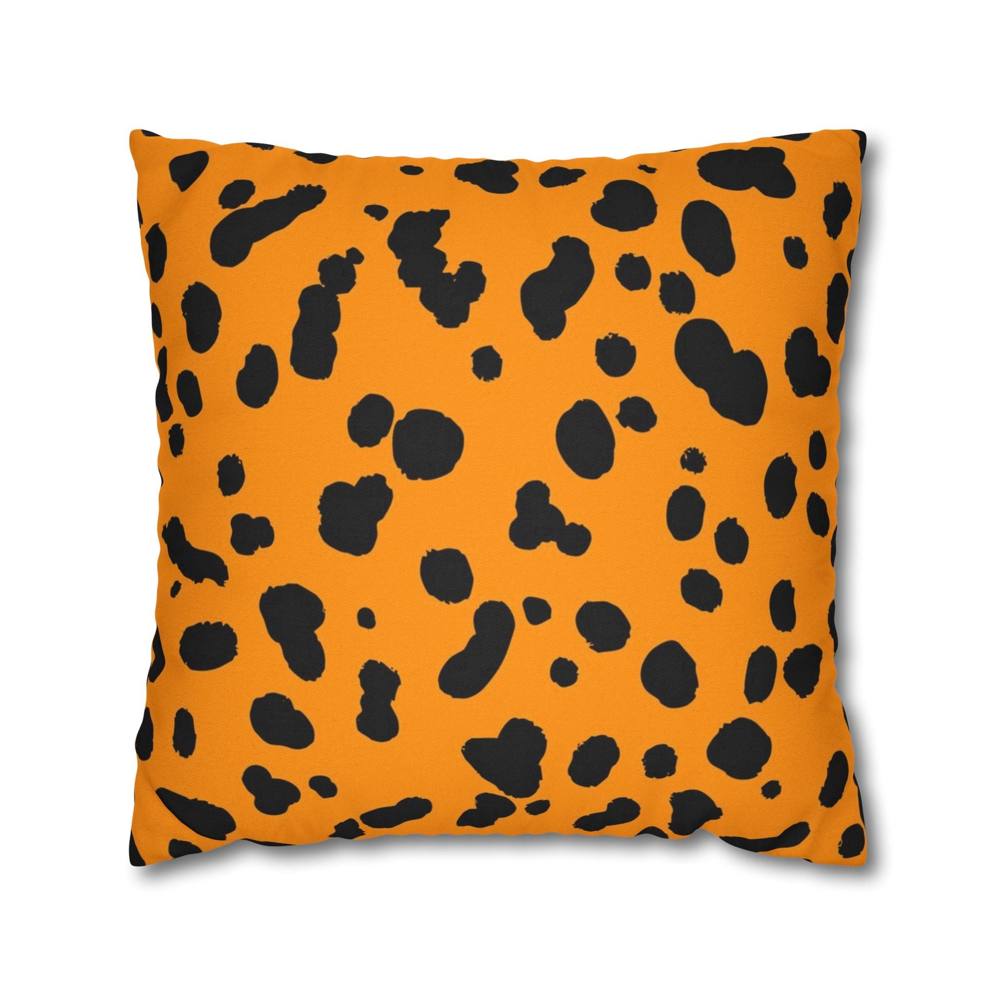Orange Dalmatian Spot Pillow, Artsulli - Art is Long, Life is Short, Home Decor, Size, 20" × 20", , , , , 19562582738228368647