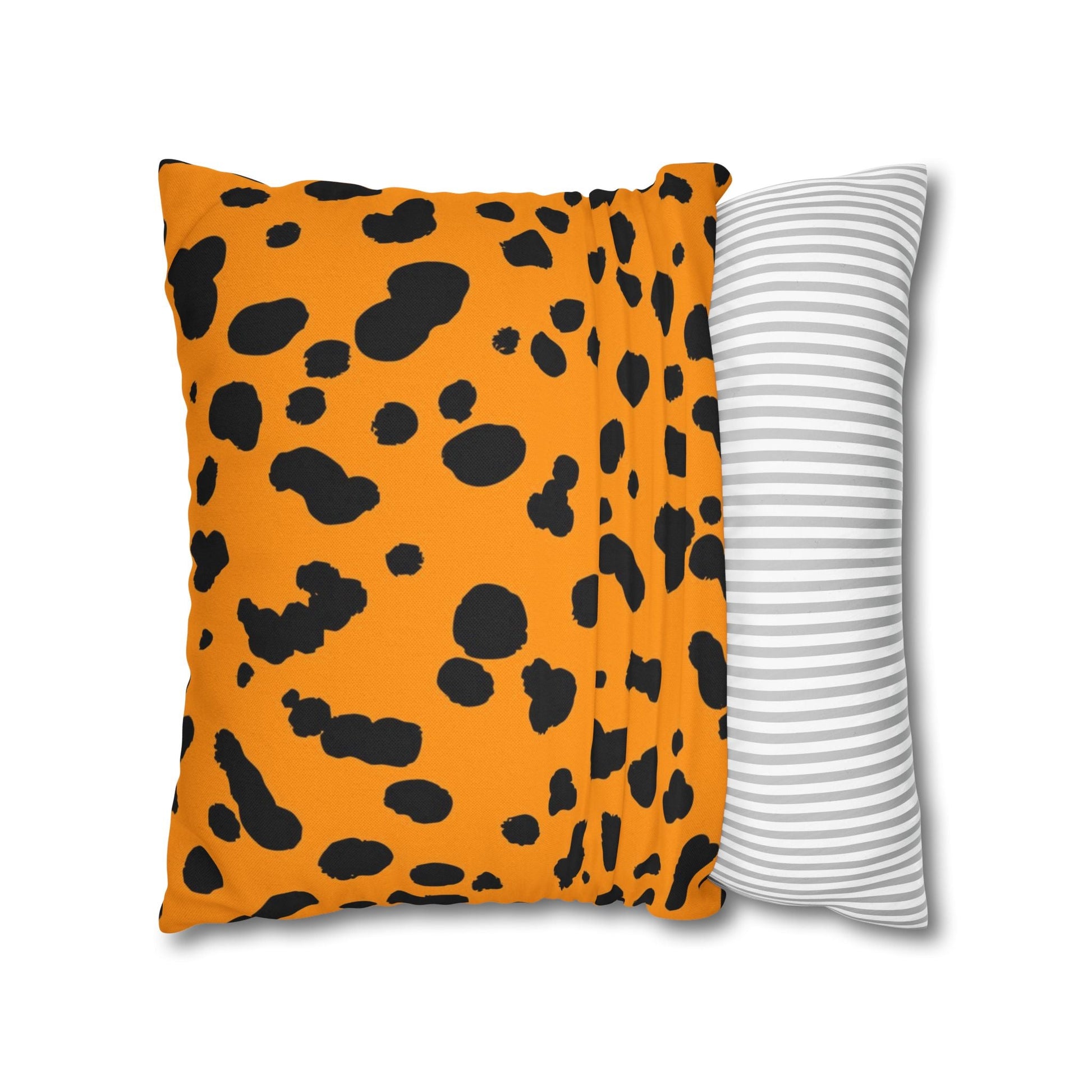 Orange Dalmatian Spot Pillow, Artsulli - Art is Long, Life is Short, Home Decor, , , , , , , 