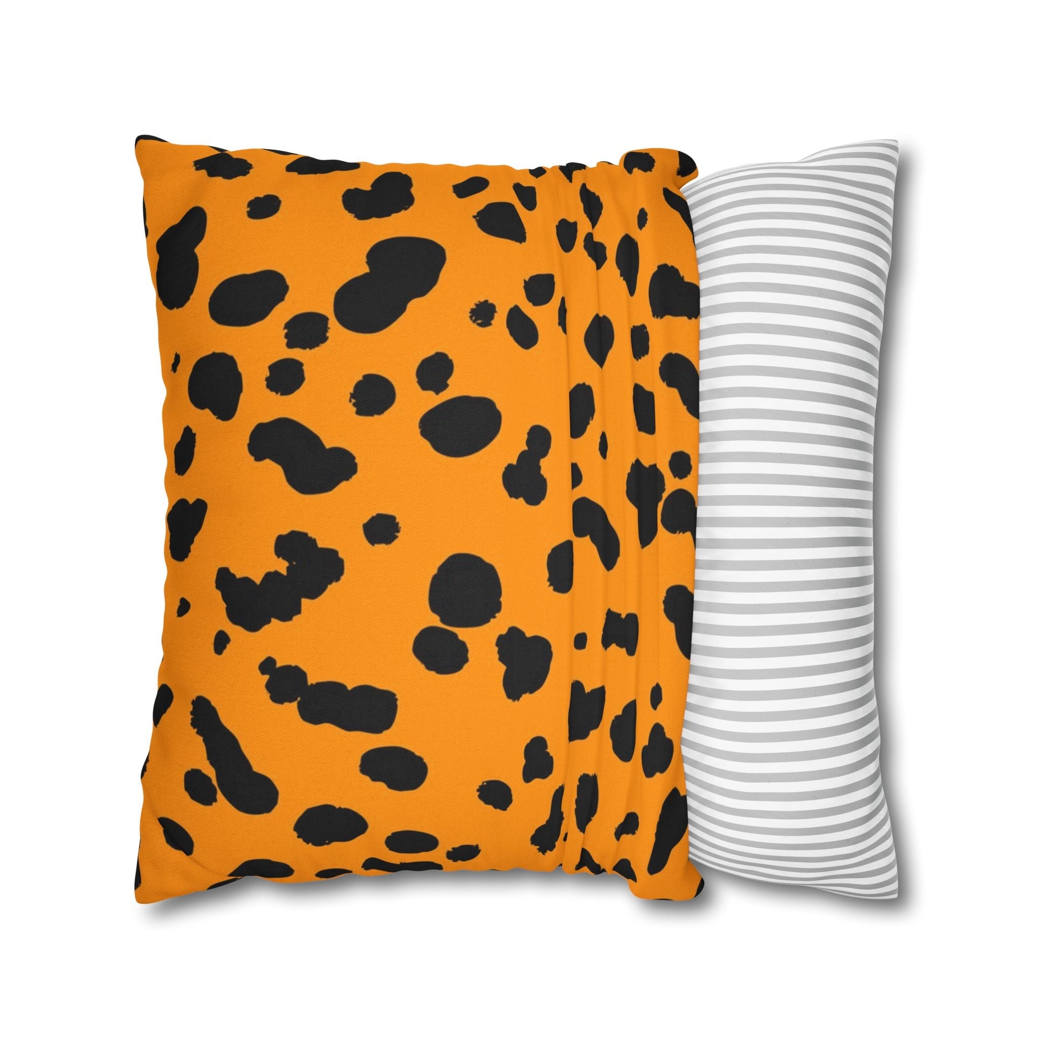Orange Dalmatian Spot Pillow, Artsulli - Art is Long, Life is Short, Home Decor, , , , , , , 