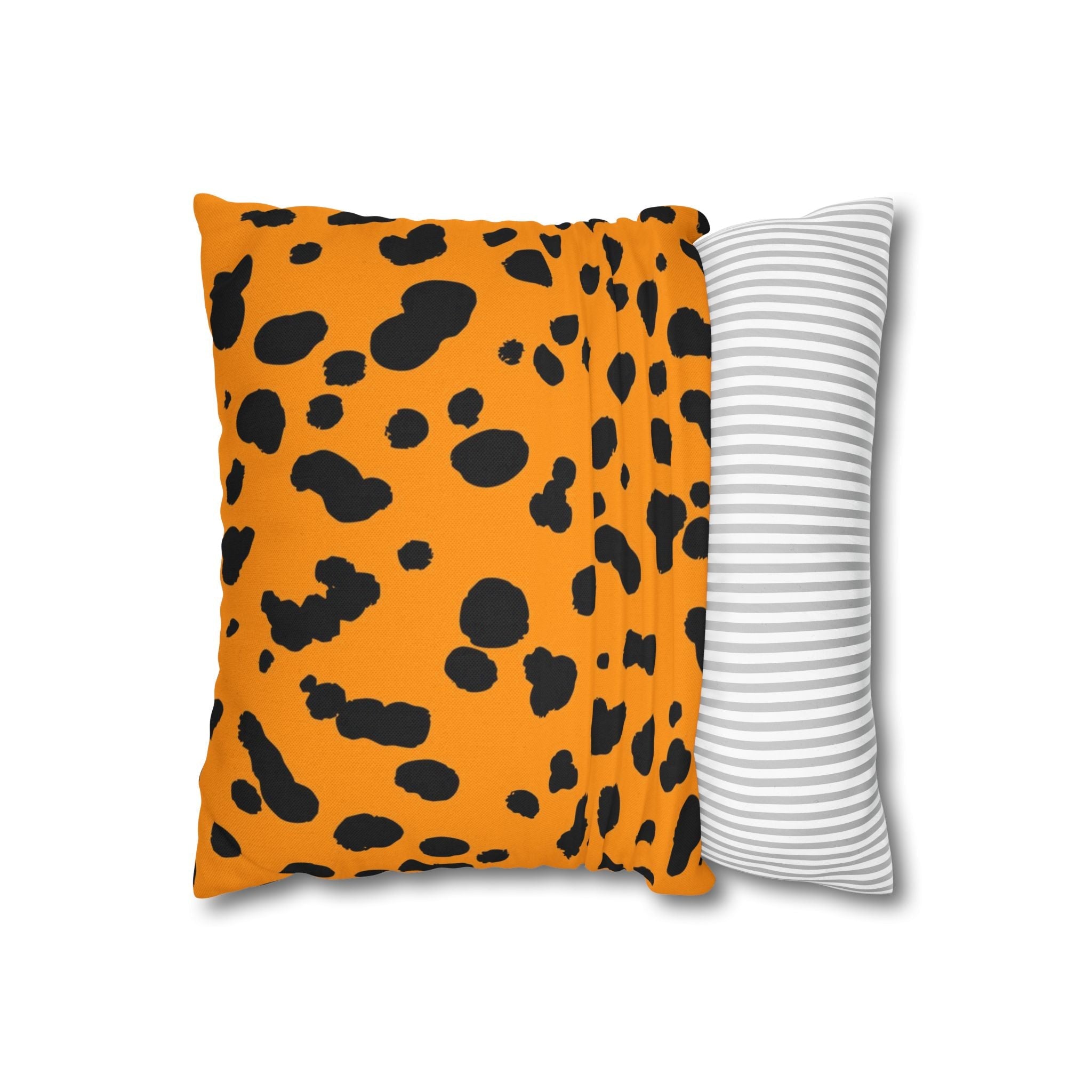 Orange Dalmatian Spot Pillow, Artsulli - Art is Long, Life is Short, Home Decor, , , , , , , 