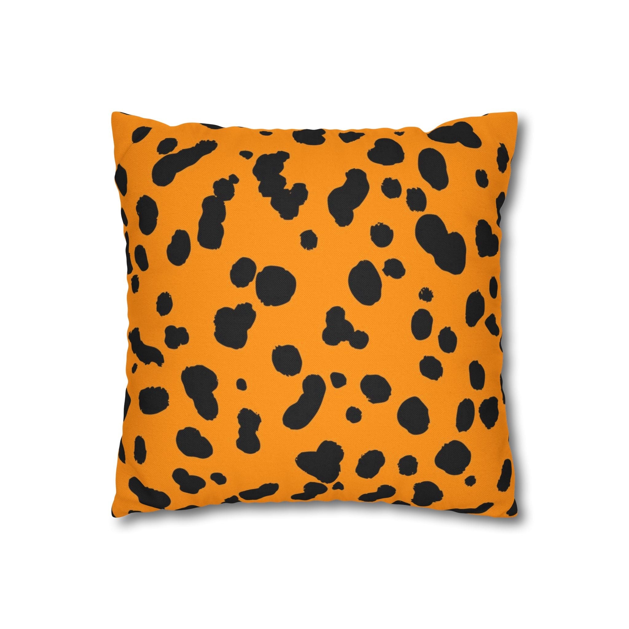 Orange Dalmatian Spot Pillow, Artsulli - Art is Long, Life is Short, Home Decor, , , , , , , 