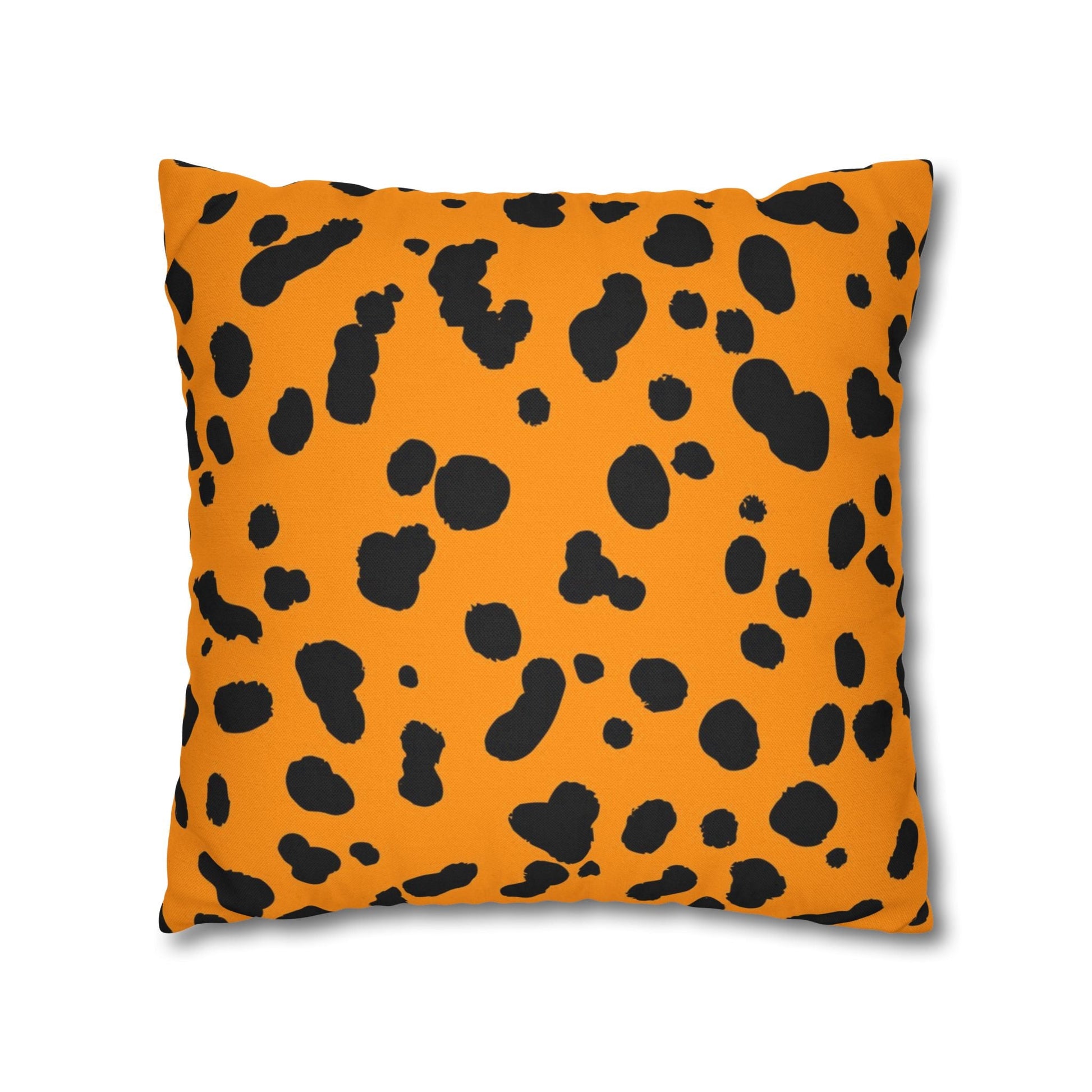 Orange Dalmatian Spot Pillow, Artsulli - Art is Long, Life is Short, Home Decor, , , , , , , 