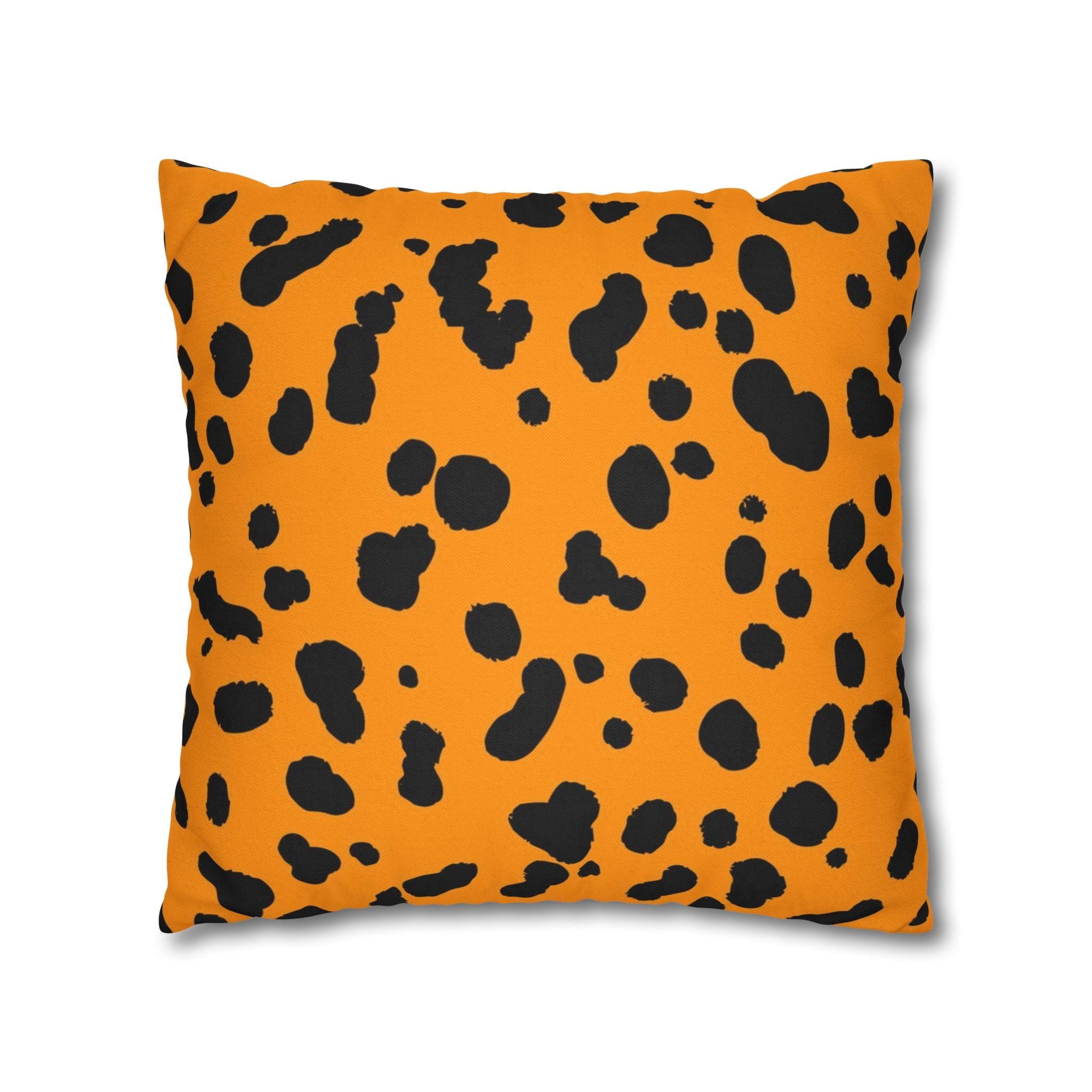 Orange Dalmatian Spot Pillow, Artsulli - Art is Long, Life is Short, Home Decor, , , , , , , 
