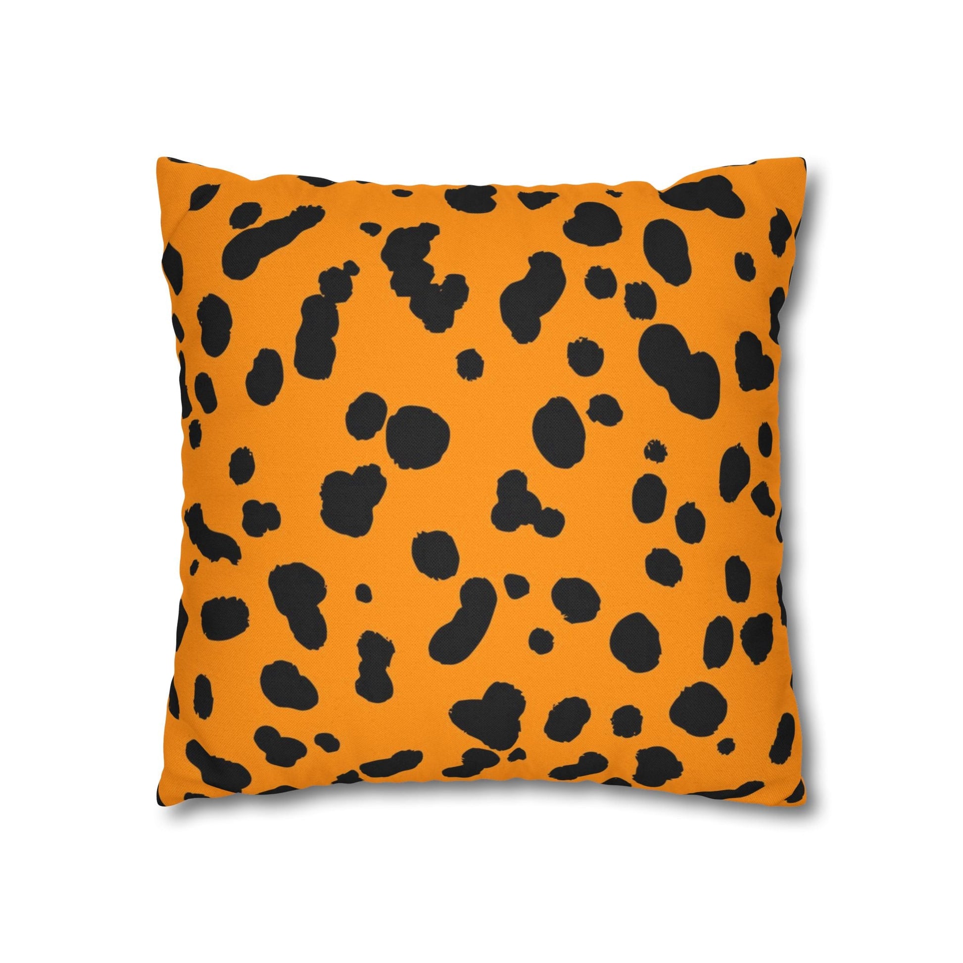Orange Dalmatian Spot Pillow, Artsulli - Art is Long, Life is Short, Home Decor, , , , , , , 