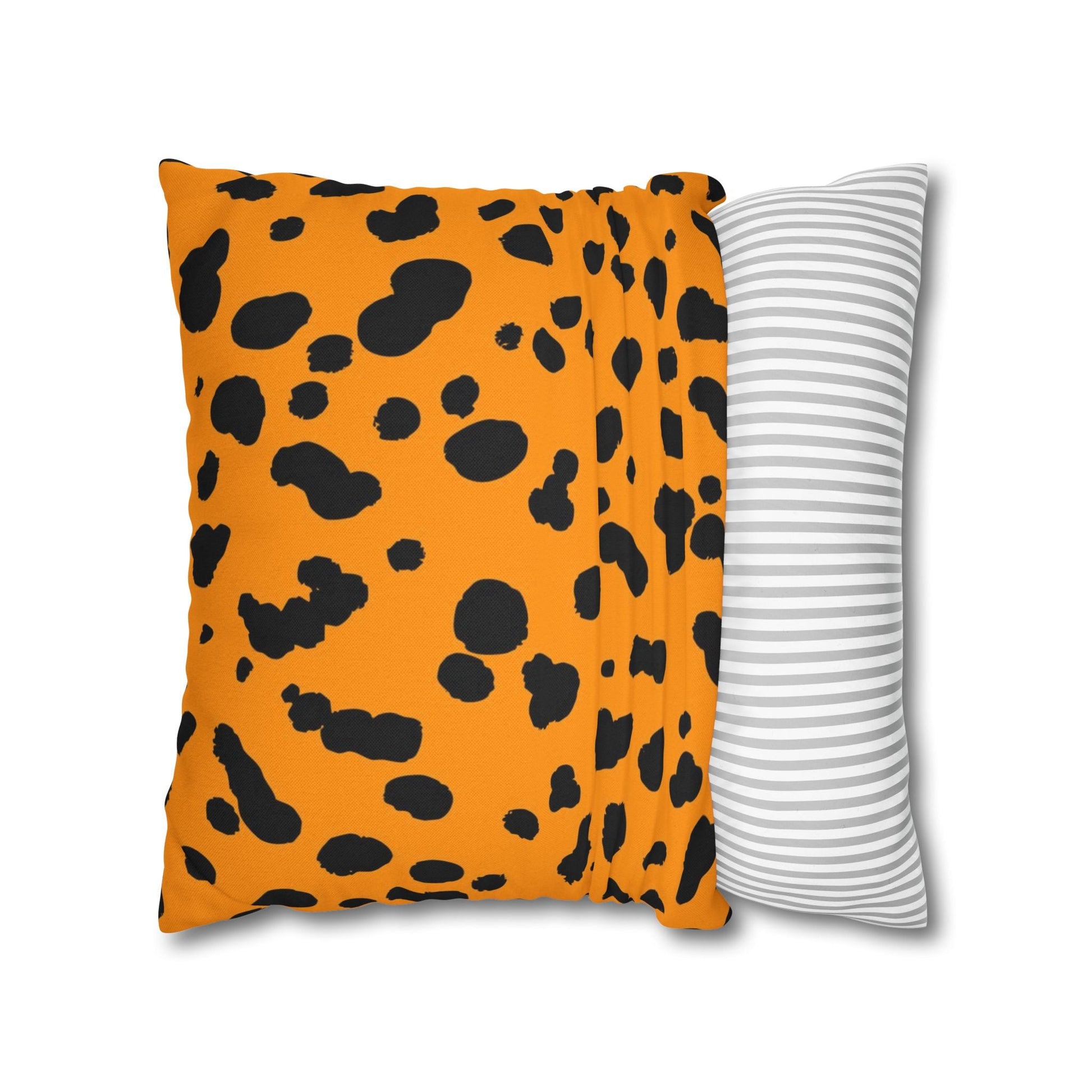 Orange Dalmatian Spot Pillow, Artsulli - Art is Long, Life is Short, Home Decor, , , , , , , 