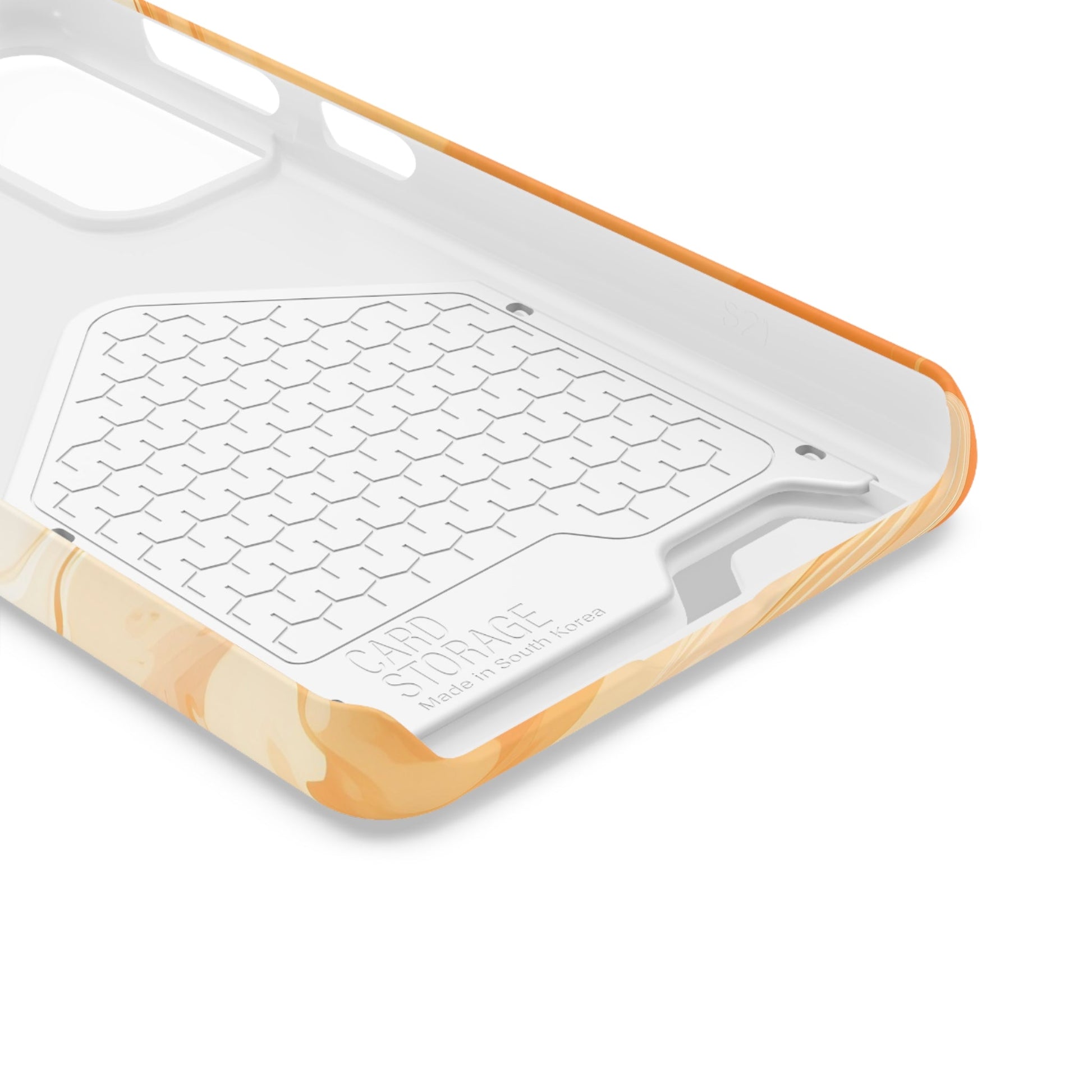 Orange Marble Cardholder Case, Artsulli - Art is Long, Life is Short, Phone Case, , , , , , , 