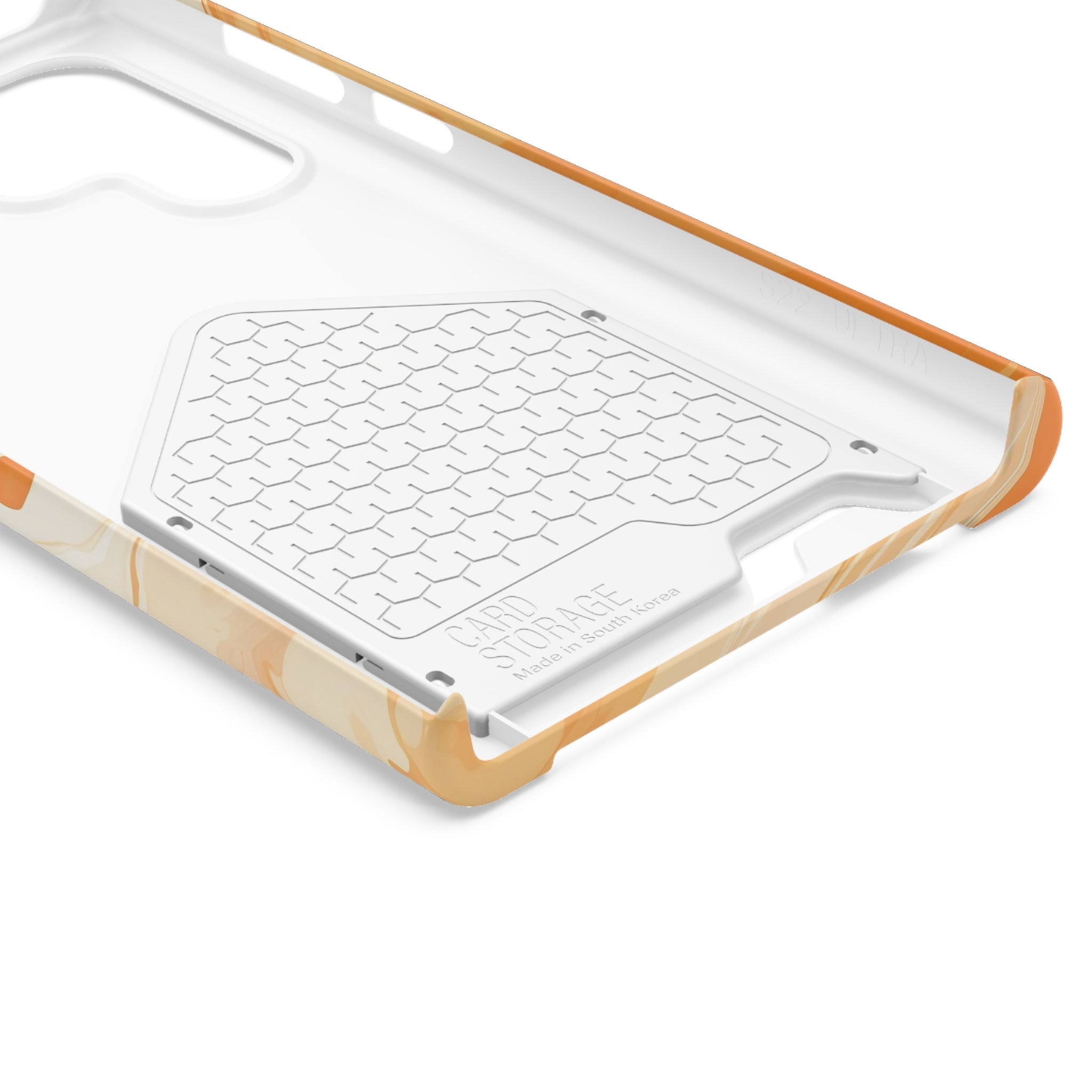 Orange Marble Cardholder Case, Artsulli - Art is Long, Life is Short, Phone Case, , , , , , , 
