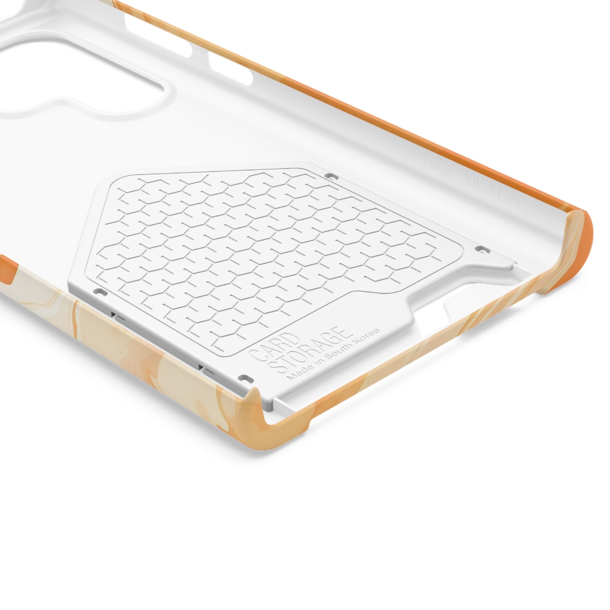 Orange Marble Cardholder Case, Artsulli - Art is Long, Life is Short, Phone Case, , , , , , , 