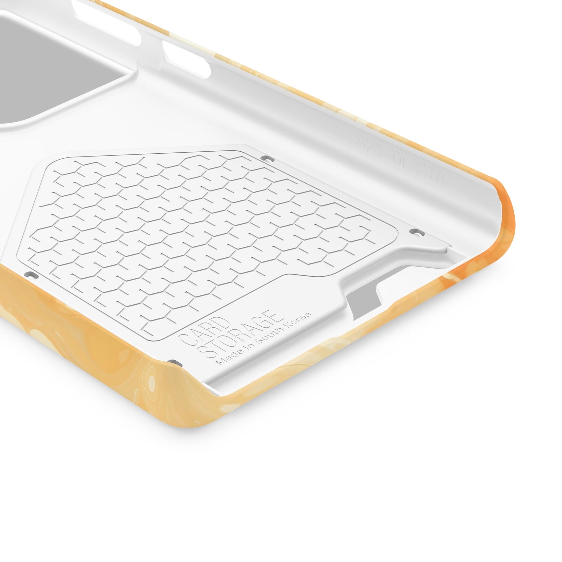 Orange Marble Cardholder Phone Case, Artsulli - Art is Long, Life is Short, Phone Case, , , , , , , 