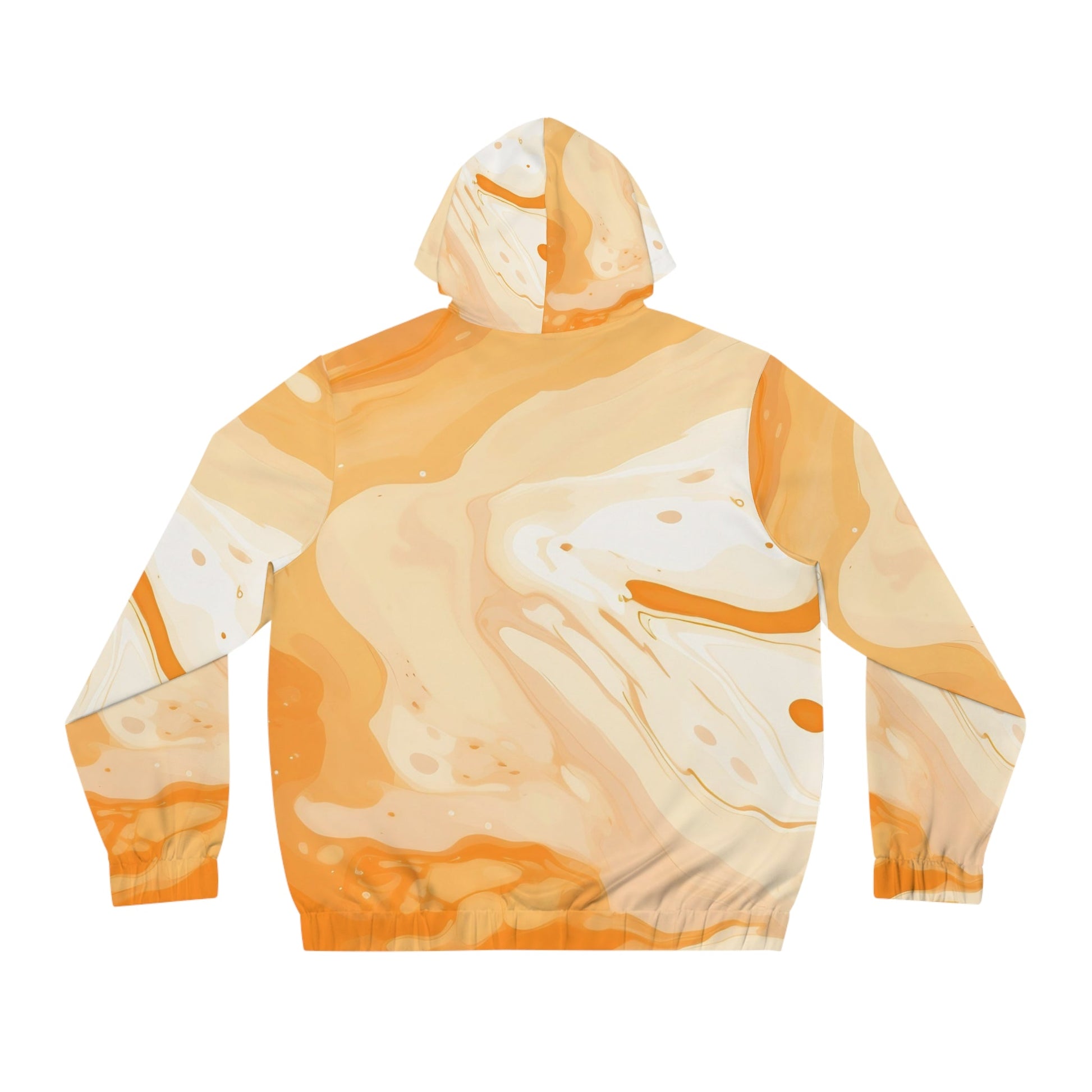 Orange Marble Zip Up Windbreaker, Artsulli - Art is Long, Life is Short, All Over Prints, , , , , , , 