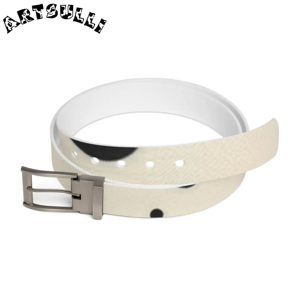 Organic Cow Print Belt, Artsulli - Art is Long, Life is Short, Accessories, Material, Gun Metal, Size, 50'', , , 84783375372643