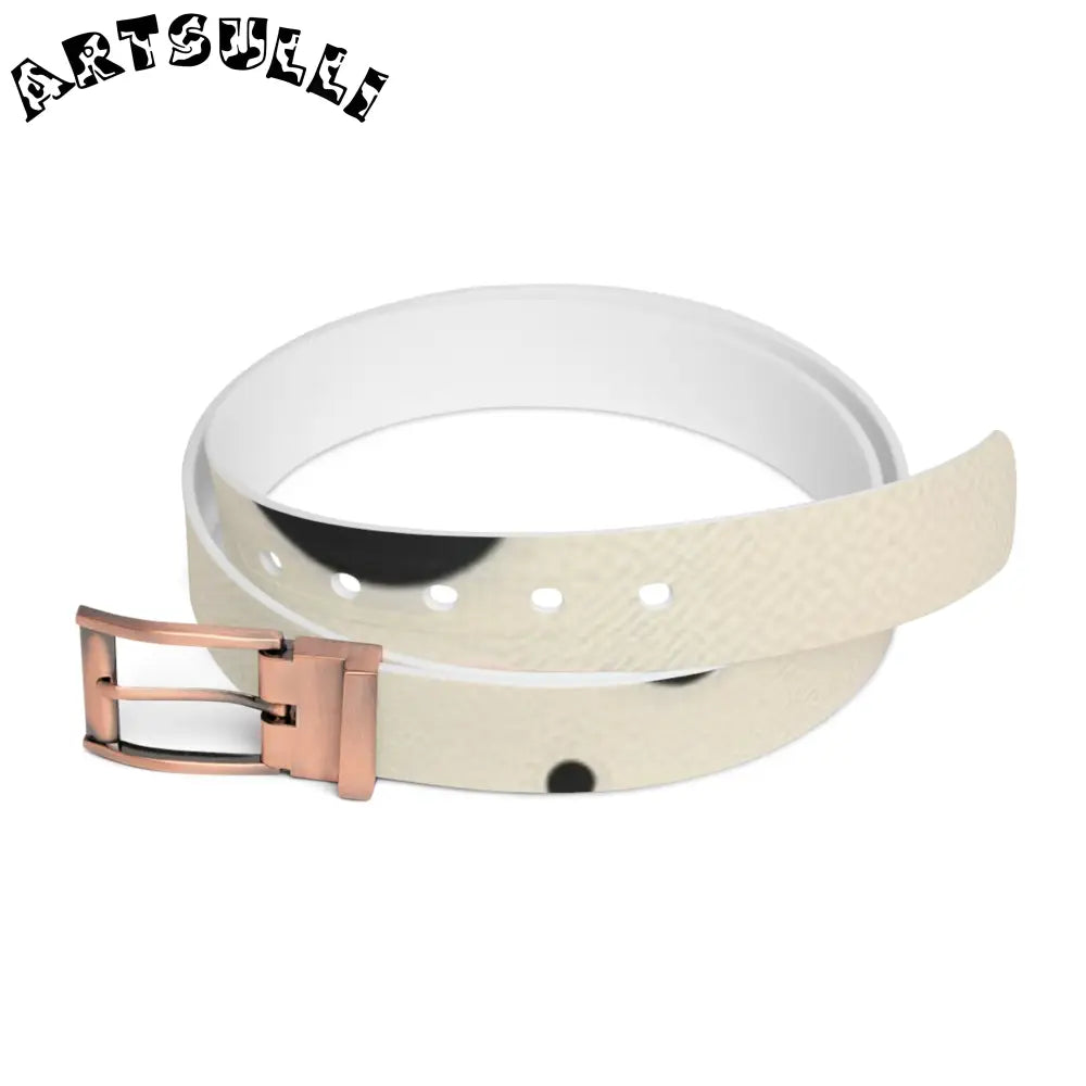 Organic Cow Print Belt, Artsulli - Art is Long, Life is Short, Accessories, Material, Bronze Metal, Size, 50'', , , 84796246301823