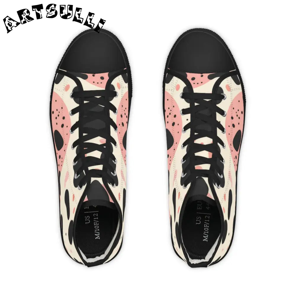 Organic Cow Print Breathable Polyester Canvas Sneakers, Artsulli - Art is Long, Life is Short, Shoes, , , , , , , 