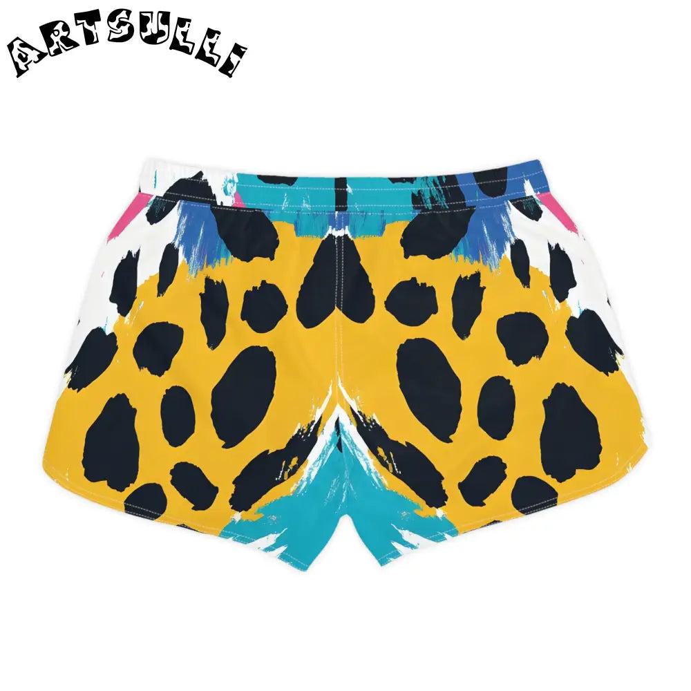 Paint Brush Strokes Shorts Encompasses Comfort, Artsulli - Art is Long, Life is Short, All Over Prints, , , , , , , 