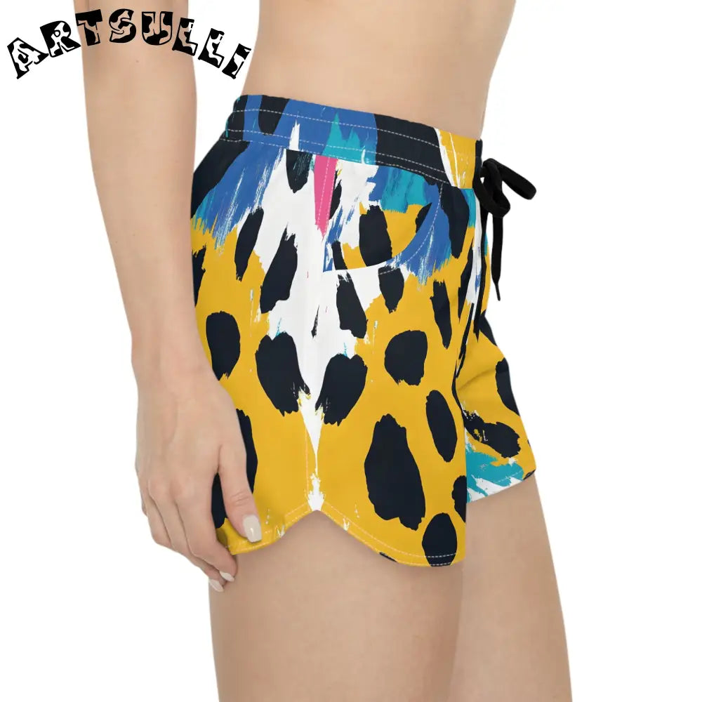 Paint Brush Strokes Shorts Encompasses Comfort, Artsulli - Art is Long, Life is Short, All Over Prints, , , , , , , 