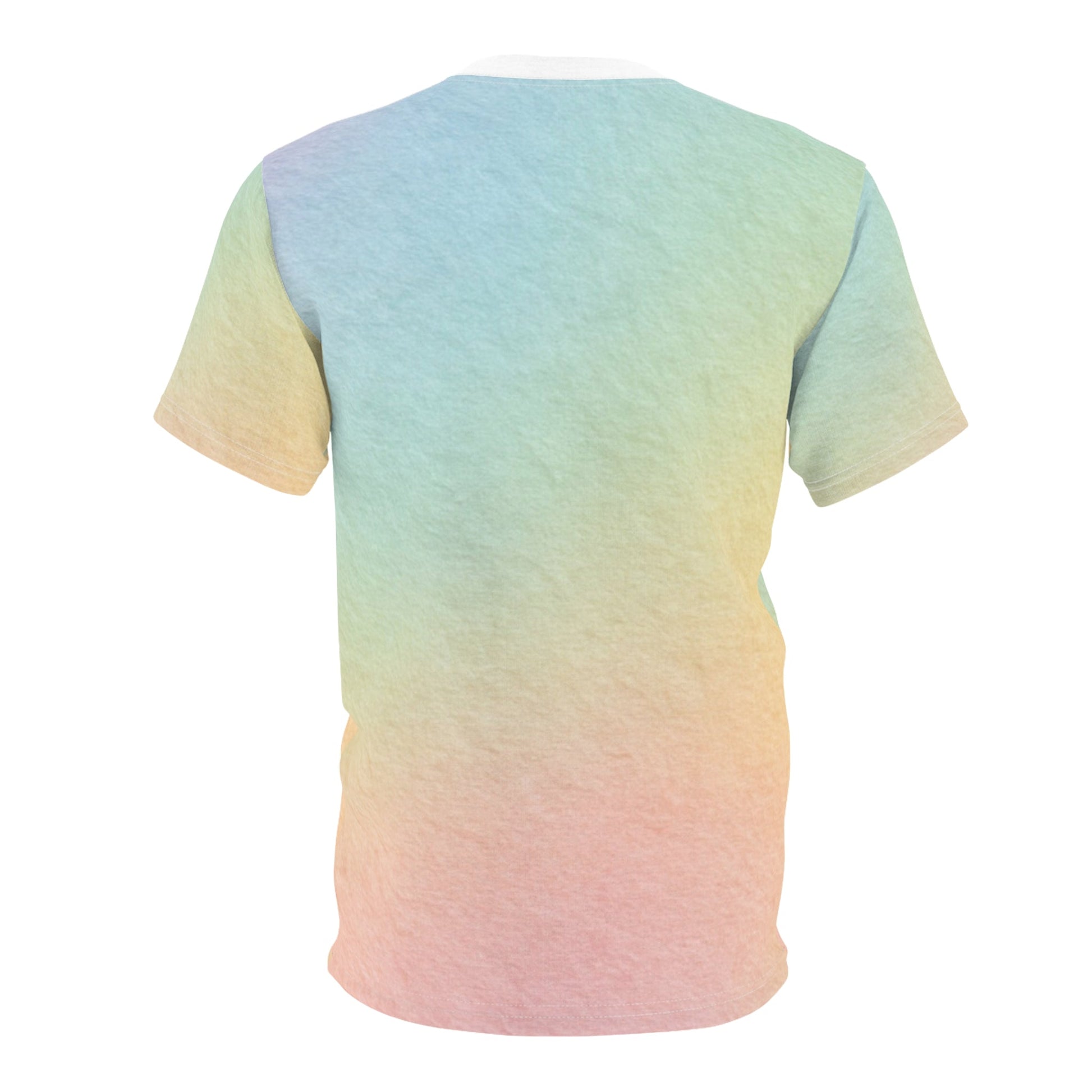 Pale Rainbow Gradient T-Shirt, Artsulli - Art is Long, Life is Short, All Over Prints, , , , , , , 