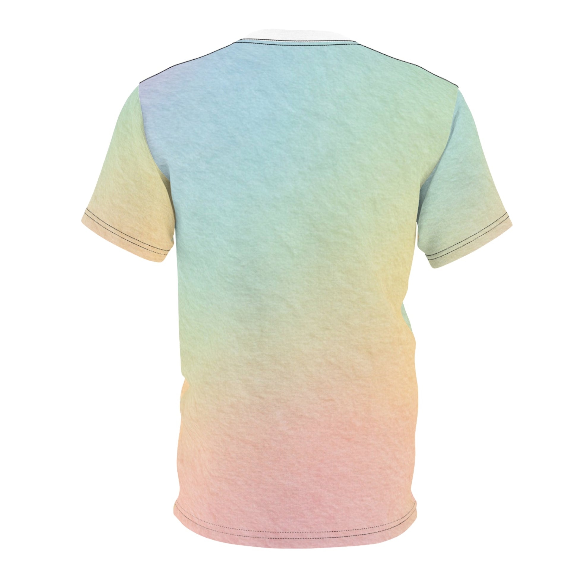 Pale Rainbow Gradient T-Shirt, Artsulli - Art is Long, Life is Short, All Over Prints, , , , , , , 