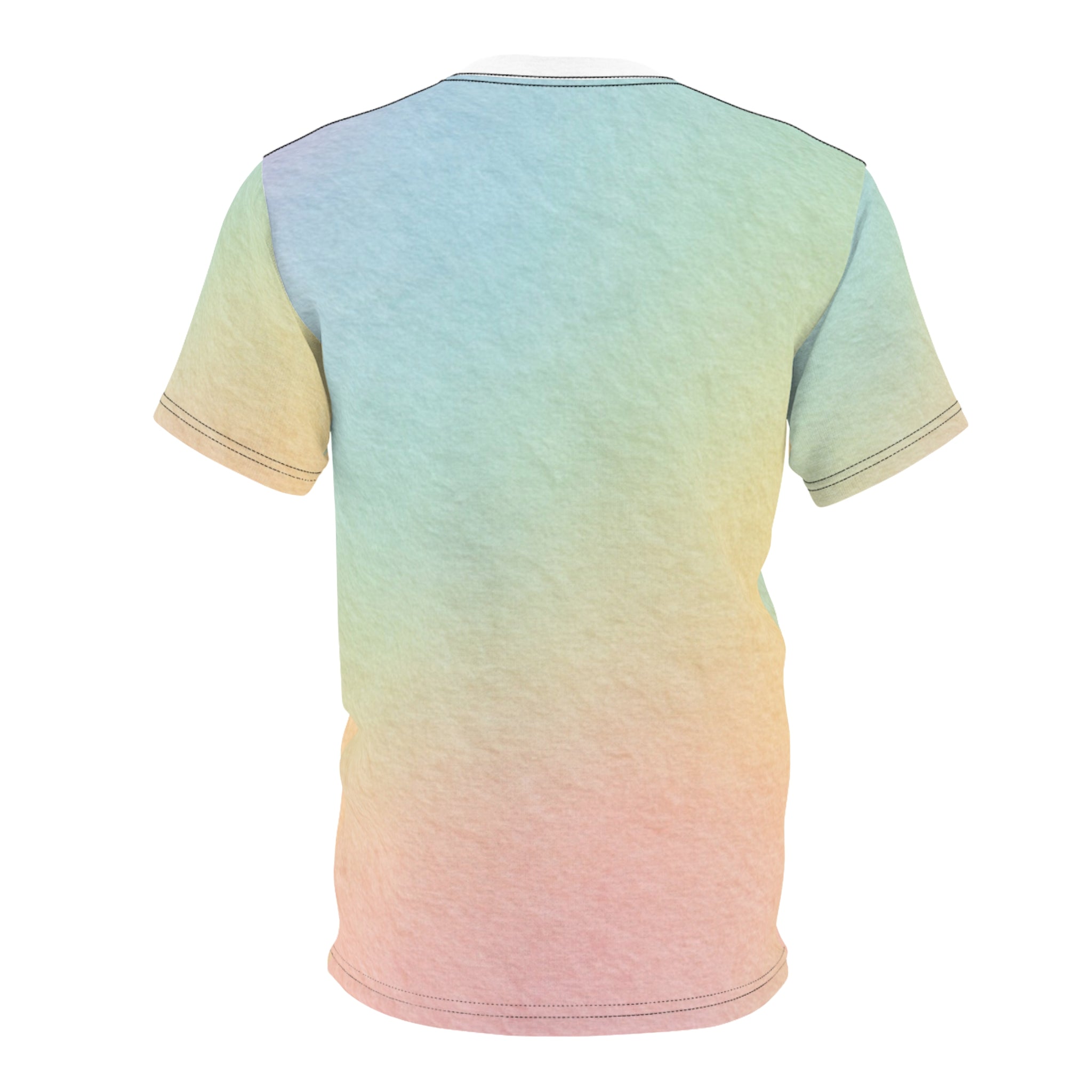 Pale Rainbow Gradient T-Shirt, Artsulli - Art is Long, Life is Short, All Over Prints, , , , , , , 
