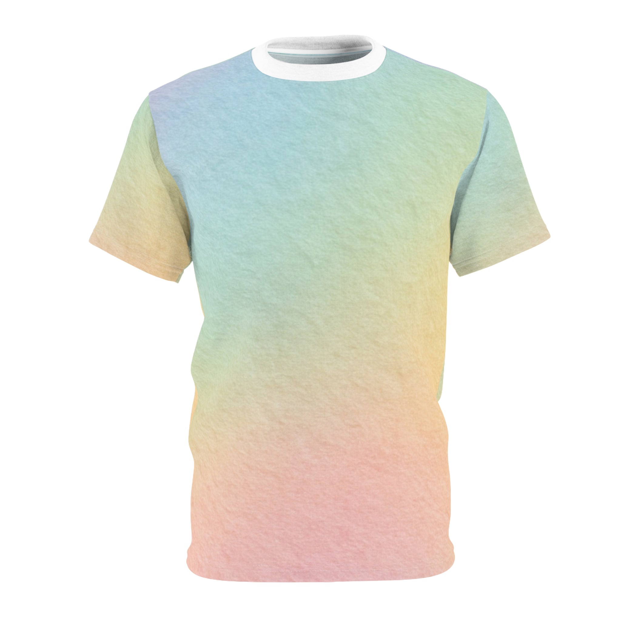 Printify Pale Rainbow Gradient T-Shirt 2025