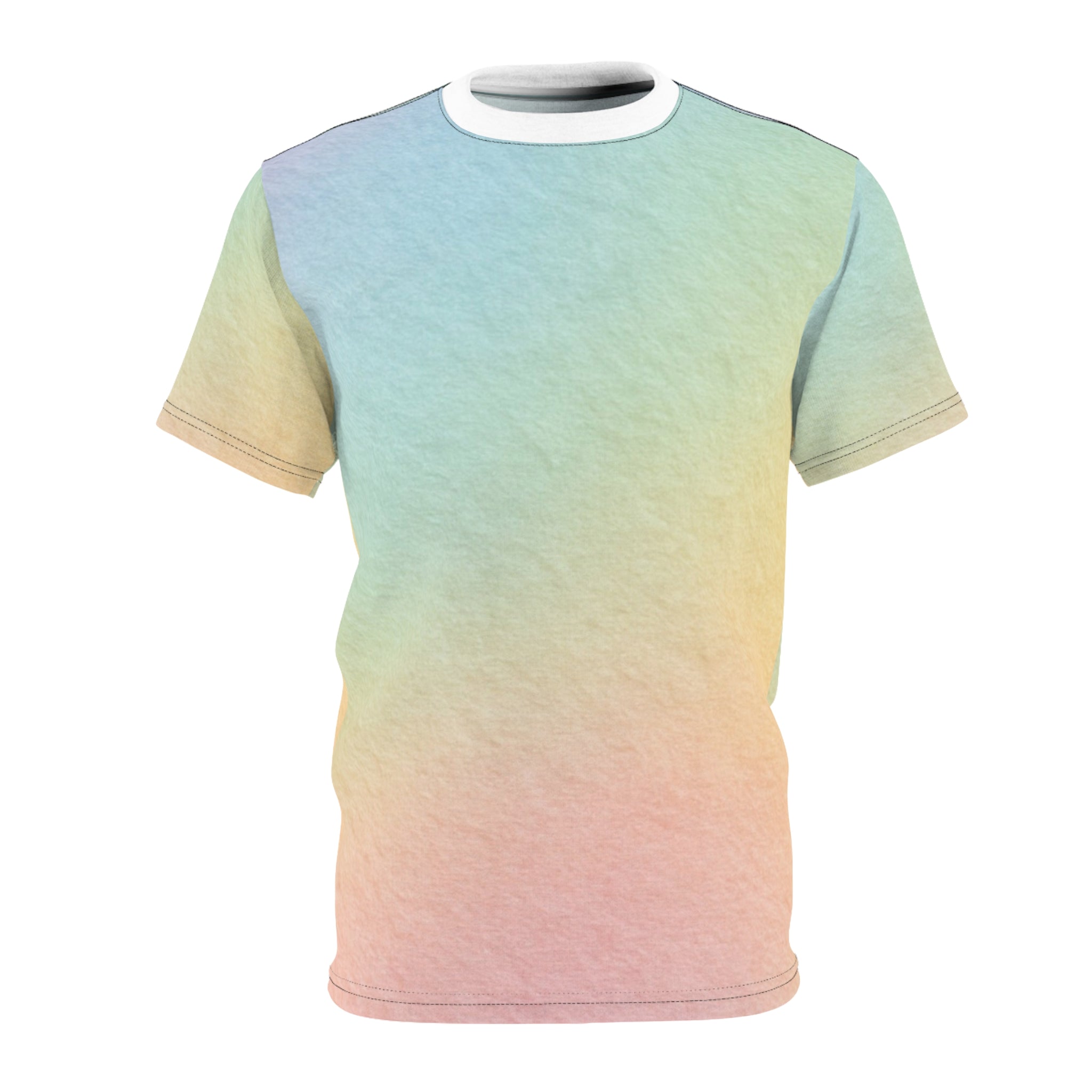 Printify Pale Rainbow Gradient T-Shirt 2025