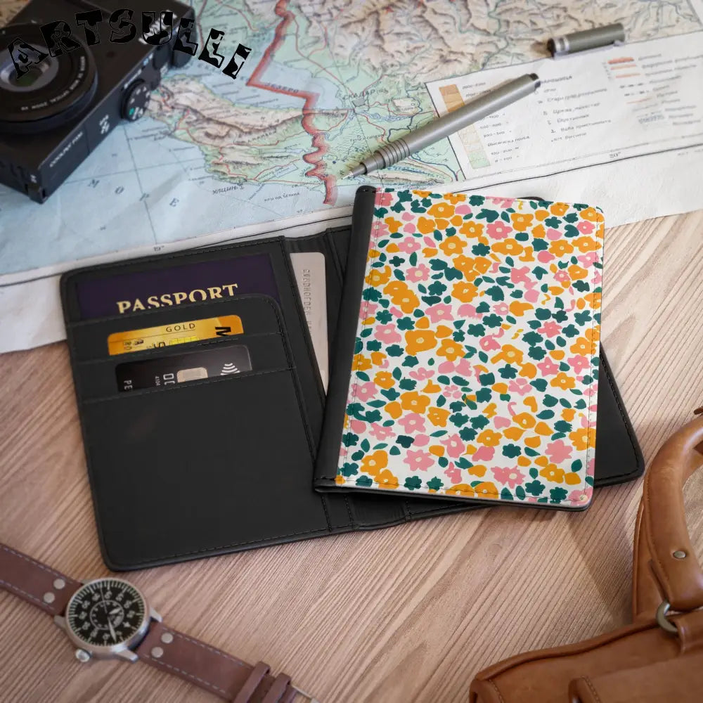 JAKKOUTTHEBXX Colorful Floral Passport Cover 2025