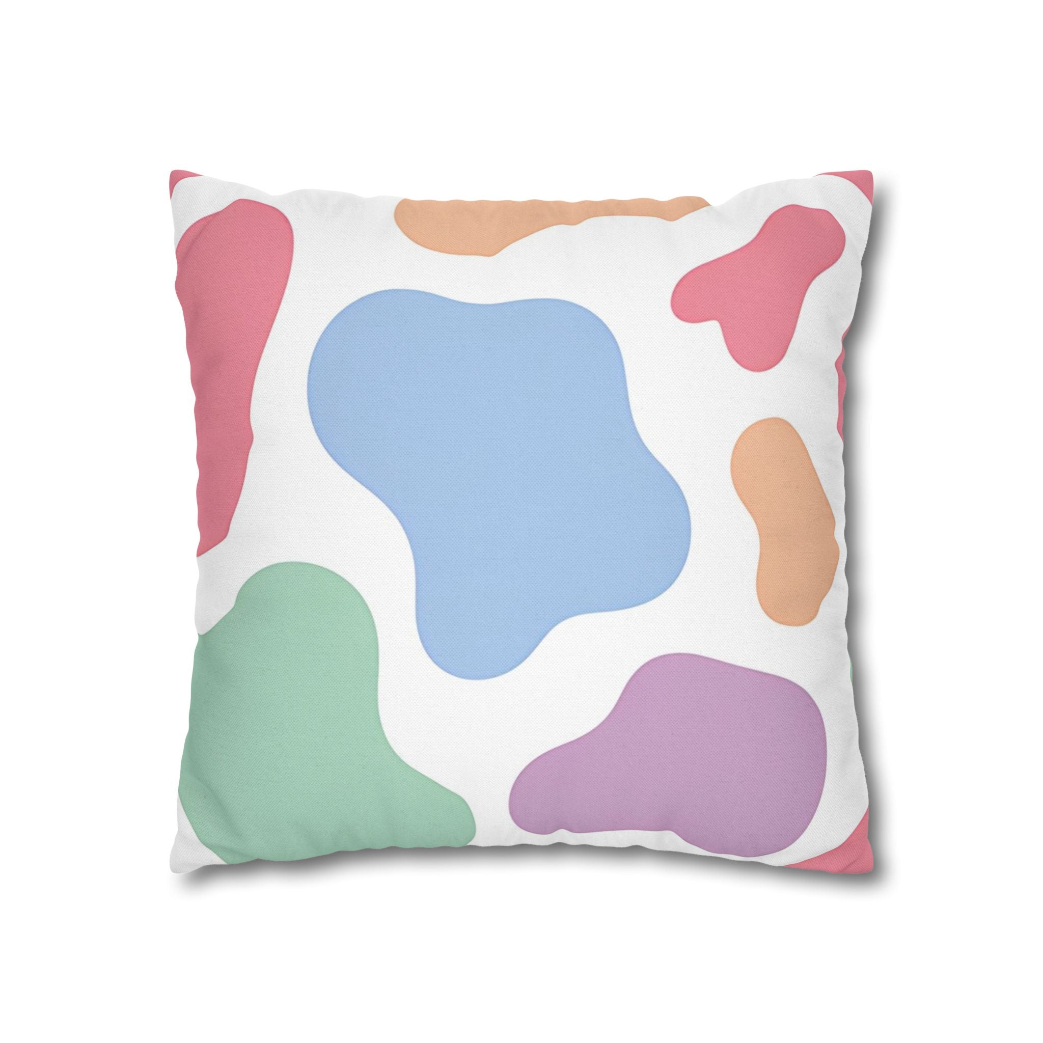 Pastel Abstract Splatter Pillowcase, Artsulli - Art is Long, Life is Short, Home Decor, , , , , , , 