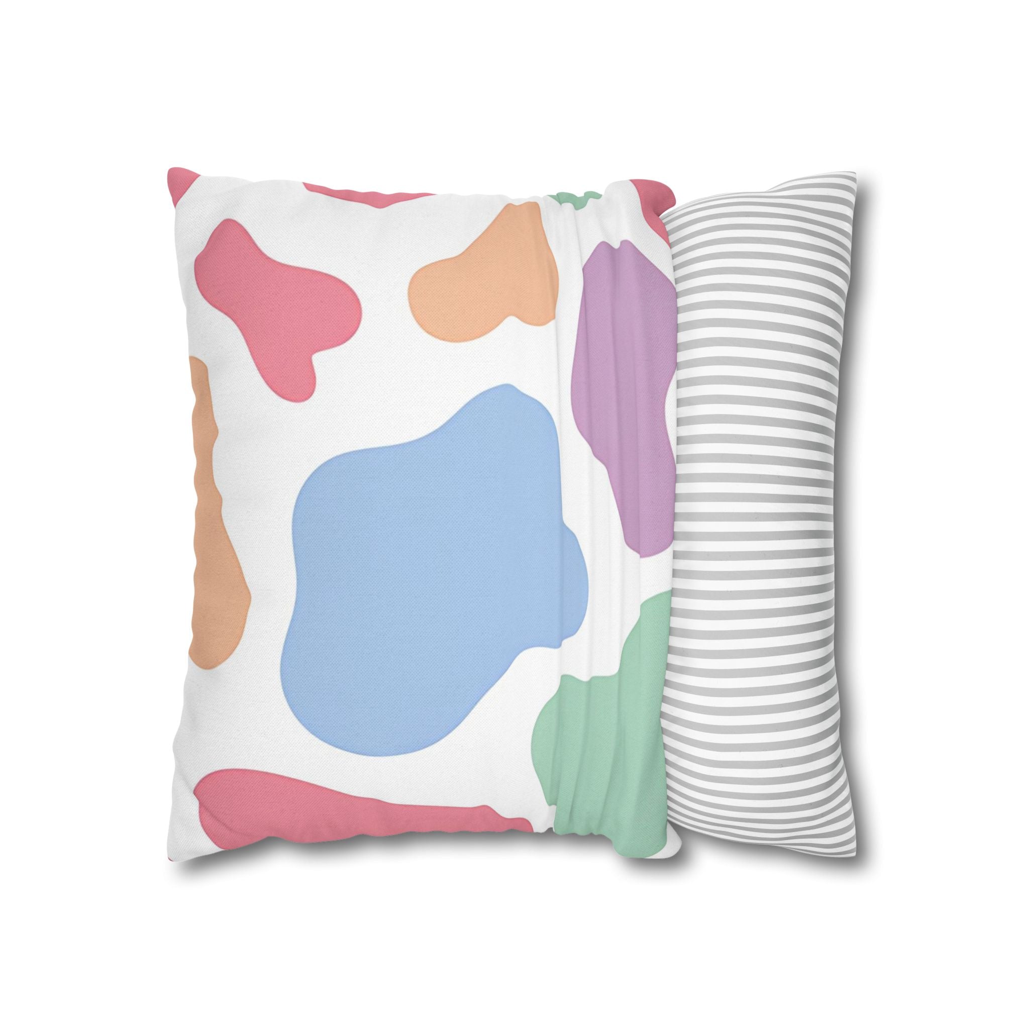 Pastel Abstract Splatter Pillowcase, Artsulli - Art is Long, Life is Short, Home Decor, , , , , , , 