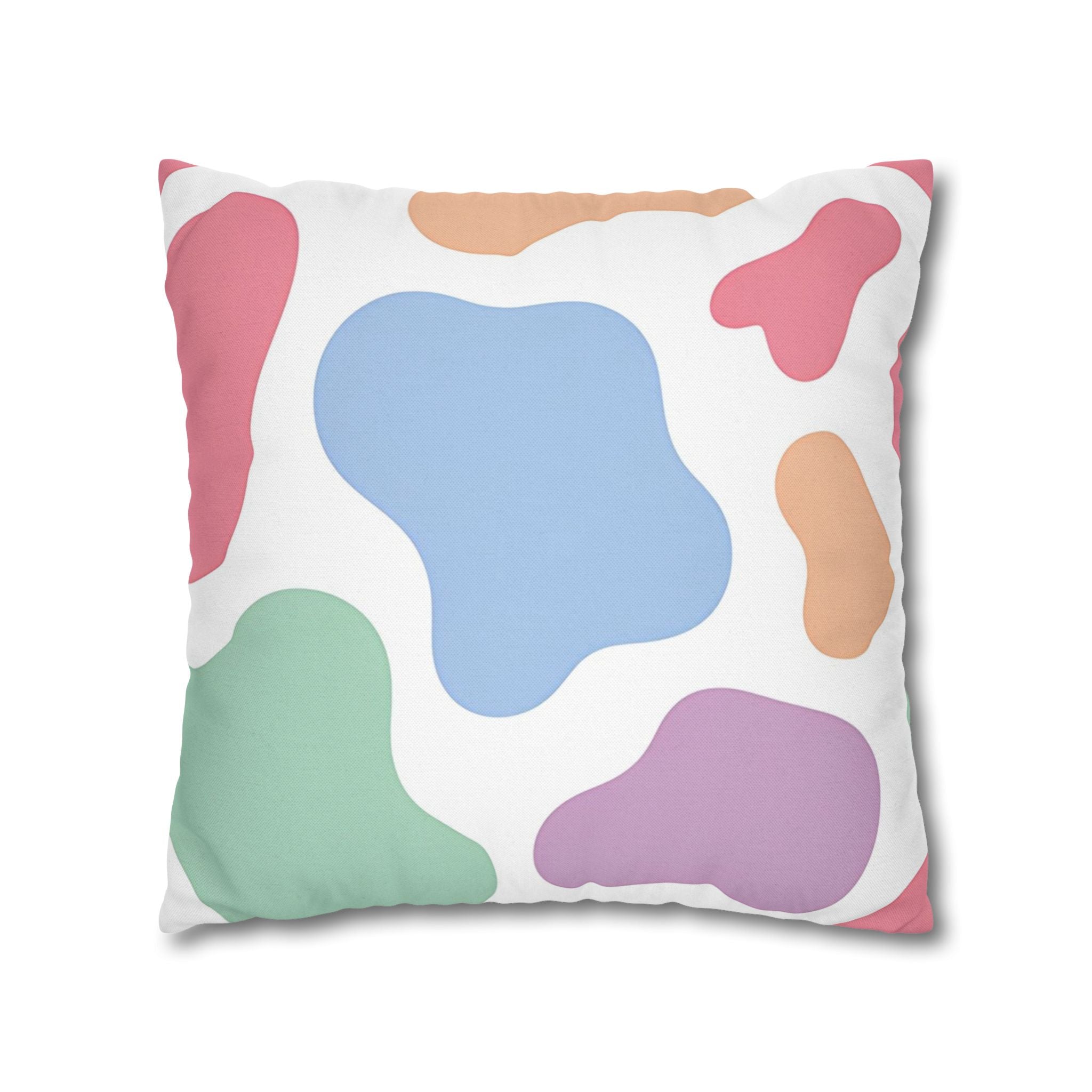 Pastel Abstract Splatter Pillowcase, Artsulli - Art is Long, Life is Short, Home Decor, , , , , , , 
