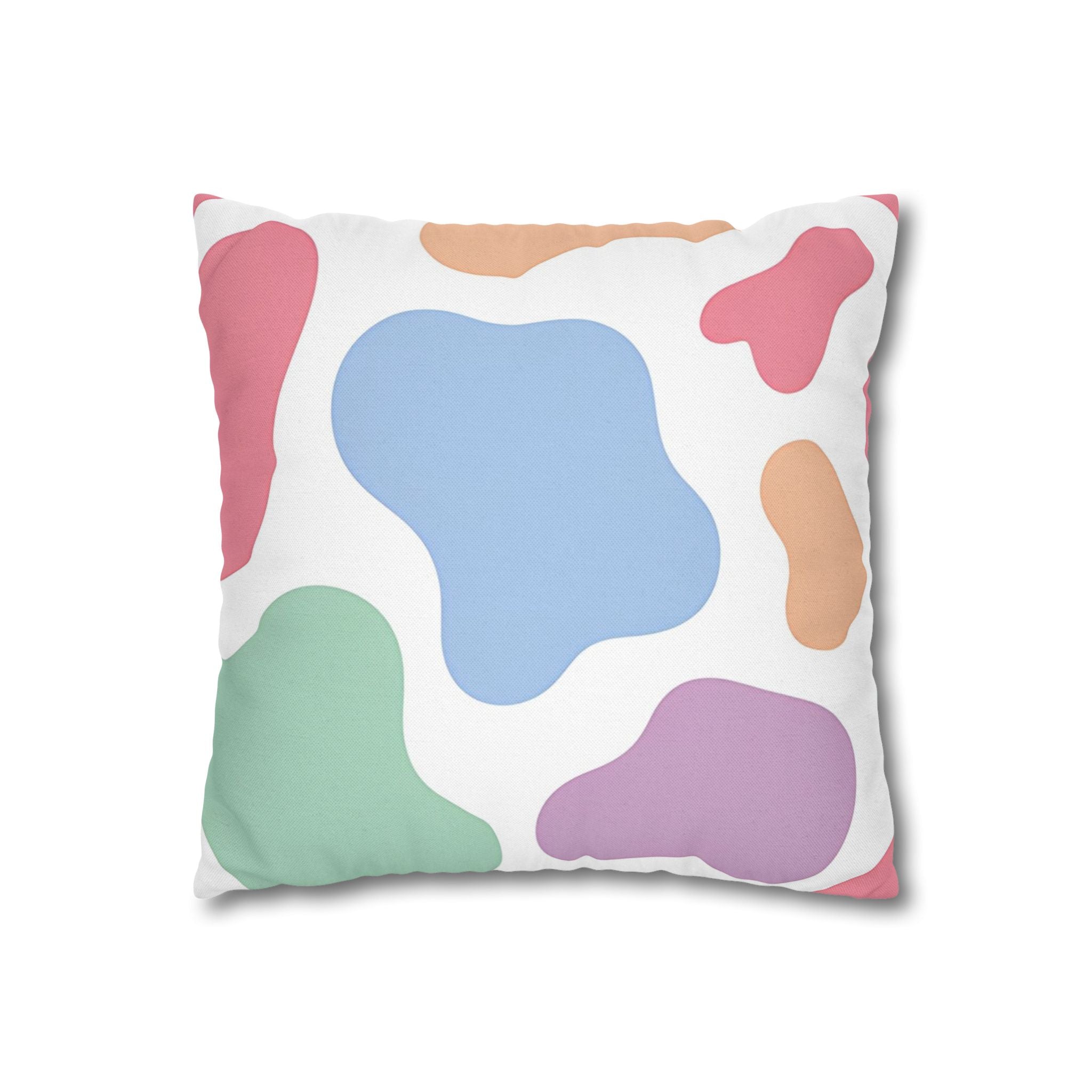 Pastel Abstract Splatter Pillowcase, Artsulli - Art is Long, Life is Short, Home Decor, , , , , , , 