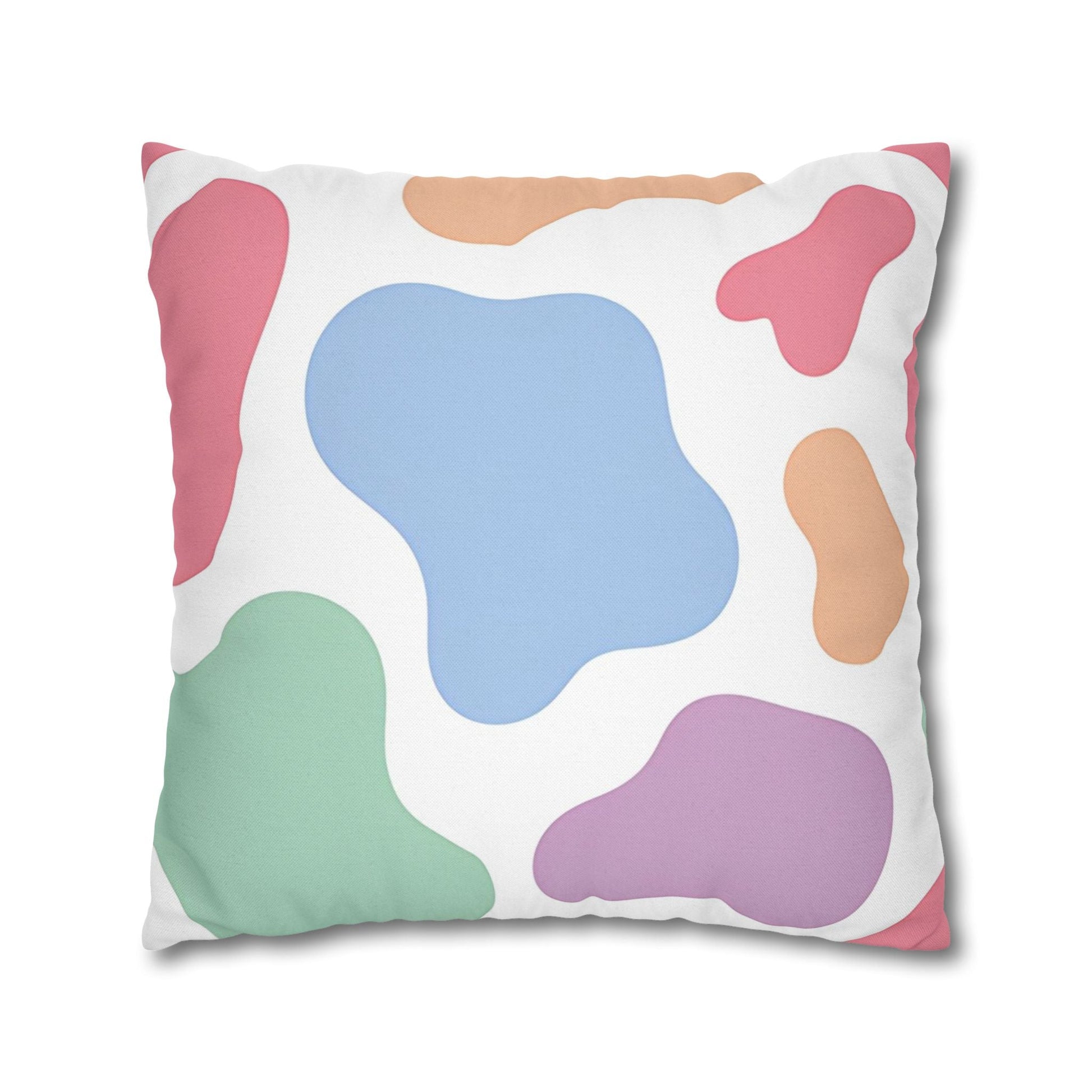 Pastel Abstract Splatter Pillowcase, Artsulli - Art is Long, Life is Short, Home Decor, , , , , , , 