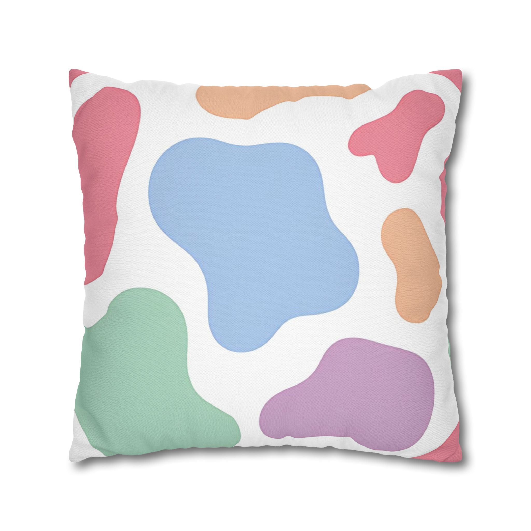 Pastel Abstract Splatter Pillowcase, Artsulli - Art is Long, Life is Short, Home Decor, , , , , , , 