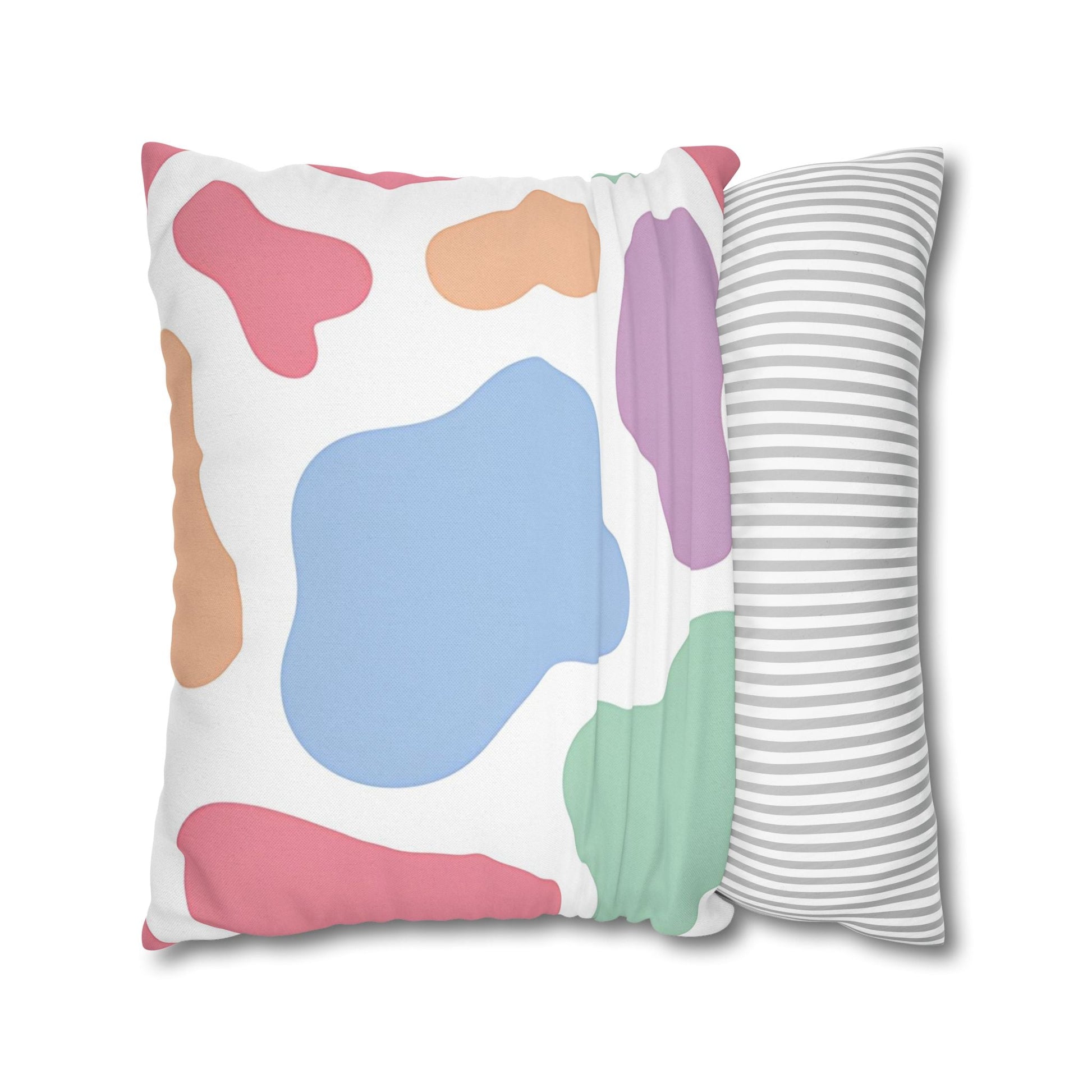 Pastel Abstract Splatter Pillowcase, Artsulli - Art is Long, Life is Short, Home Decor, , , , , , , 