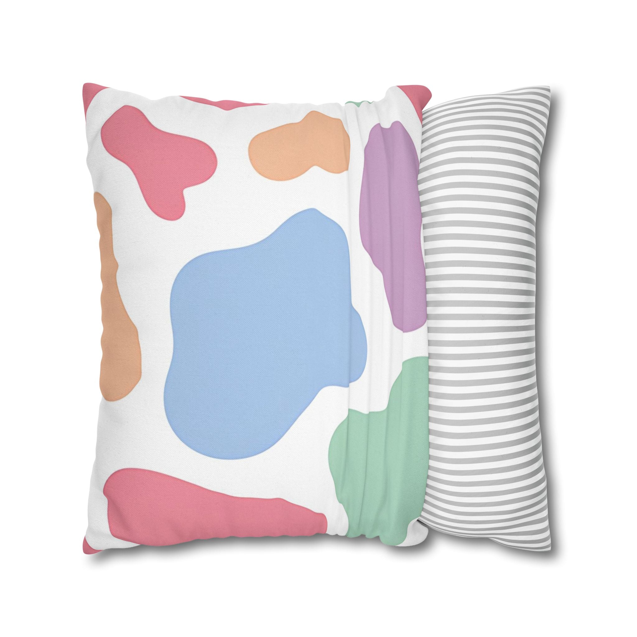 Pastel Abstract Splatter Pillowcase, Artsulli - Art is Long, Life is Short, Home Decor, , , , , , , 