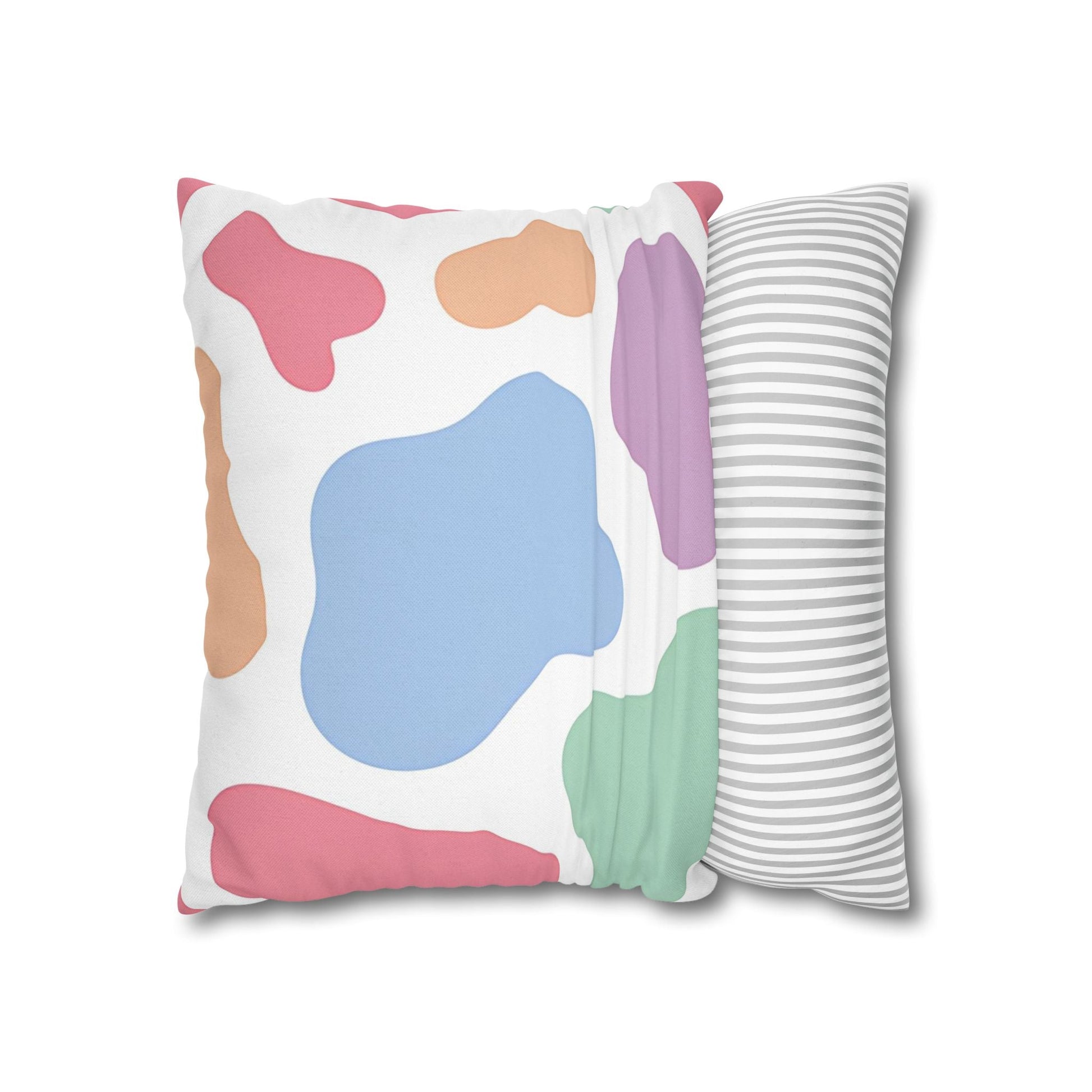 Pastel Abstract Splatter Pillowcase, Artsulli - Art is Long, Life is Short, Home Decor, , , , , , , 
