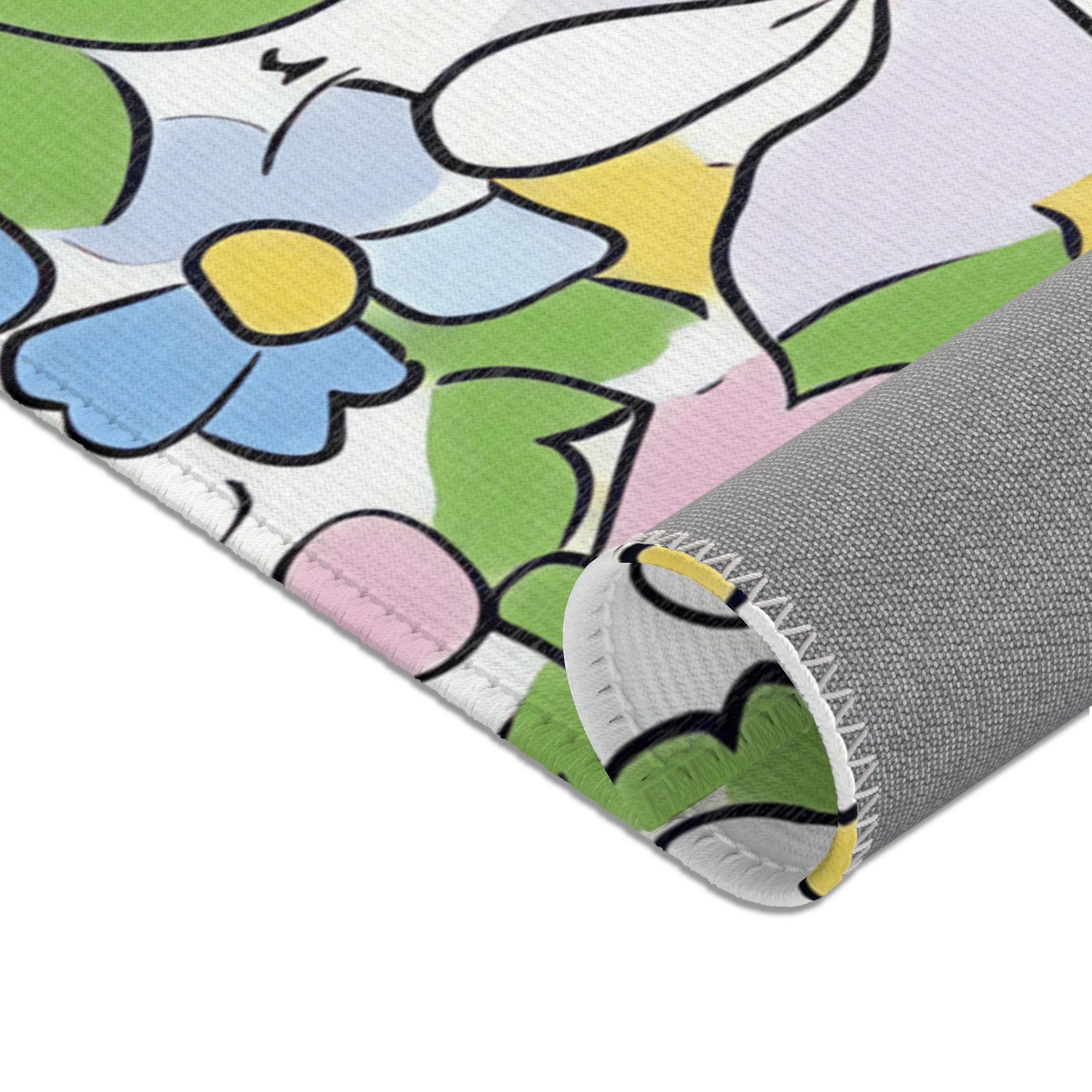Pastel Floral Area Rug, Artsulli - Art is Long, Life is Short, Home Decor, , , , , , , 